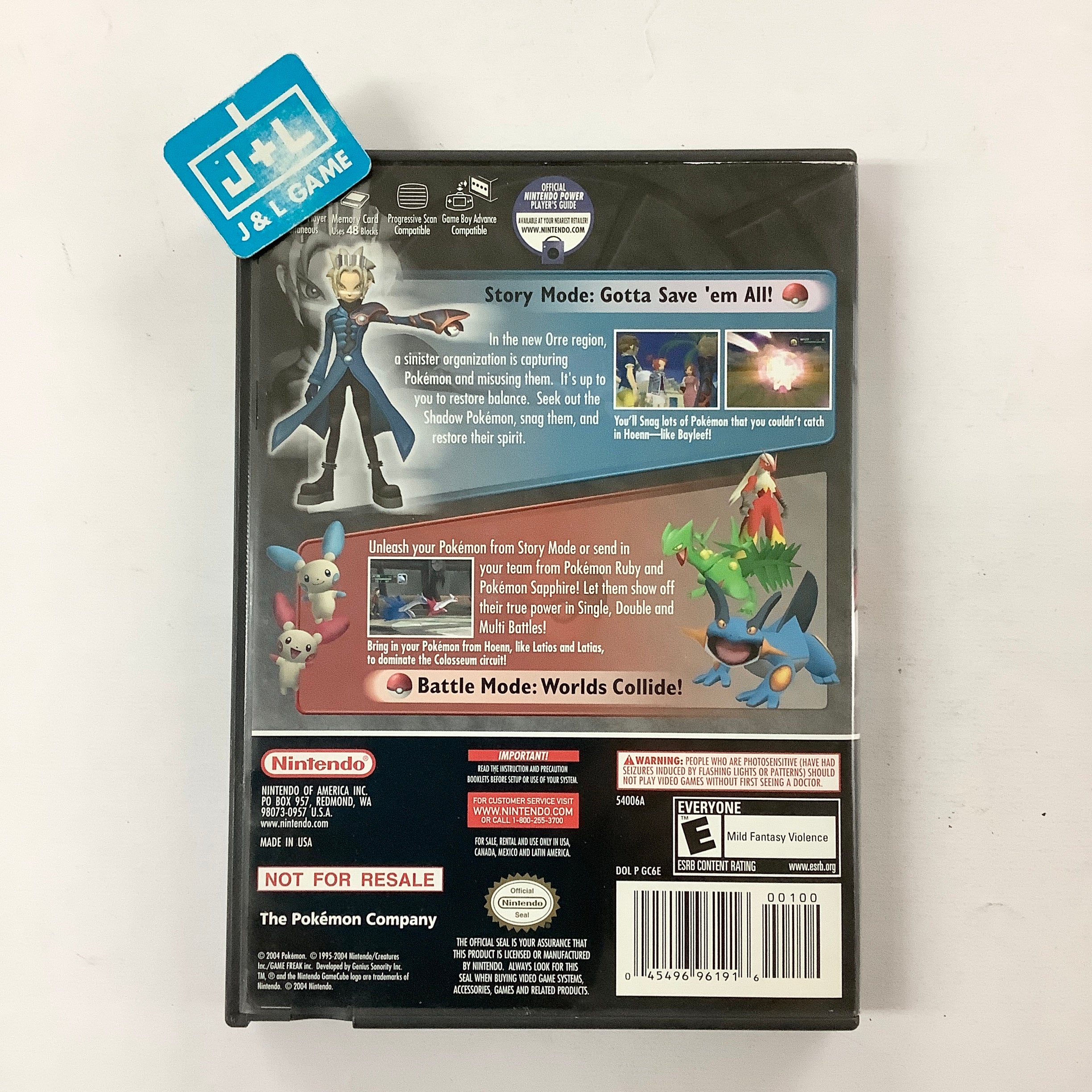 Pokemon Colosseum with Bonus Disc - (GC) GameCube [Pre-Owned] Video Games Nintendo   