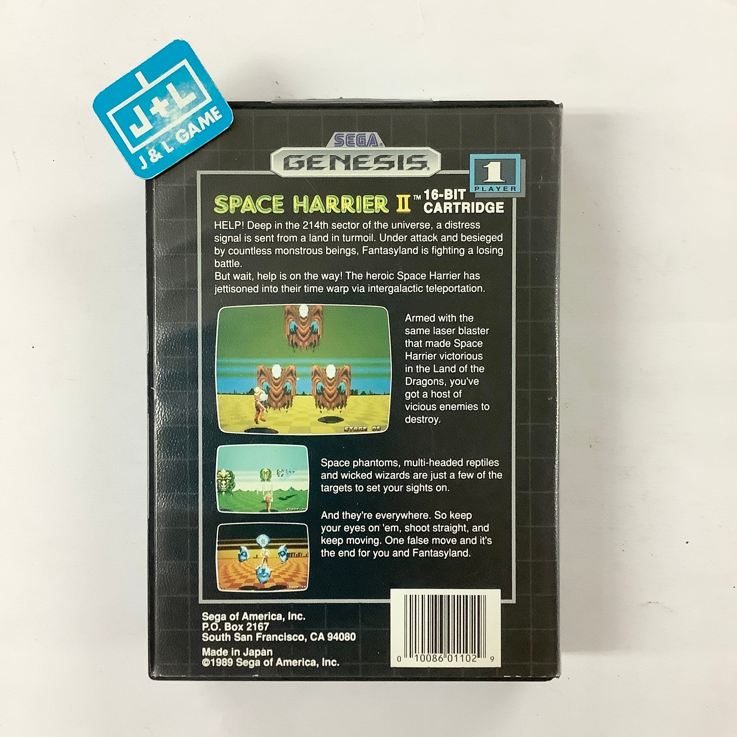 Space Harrier II - (SG) SEGA Genesis  [Pre-Owned] Video Games Sega   