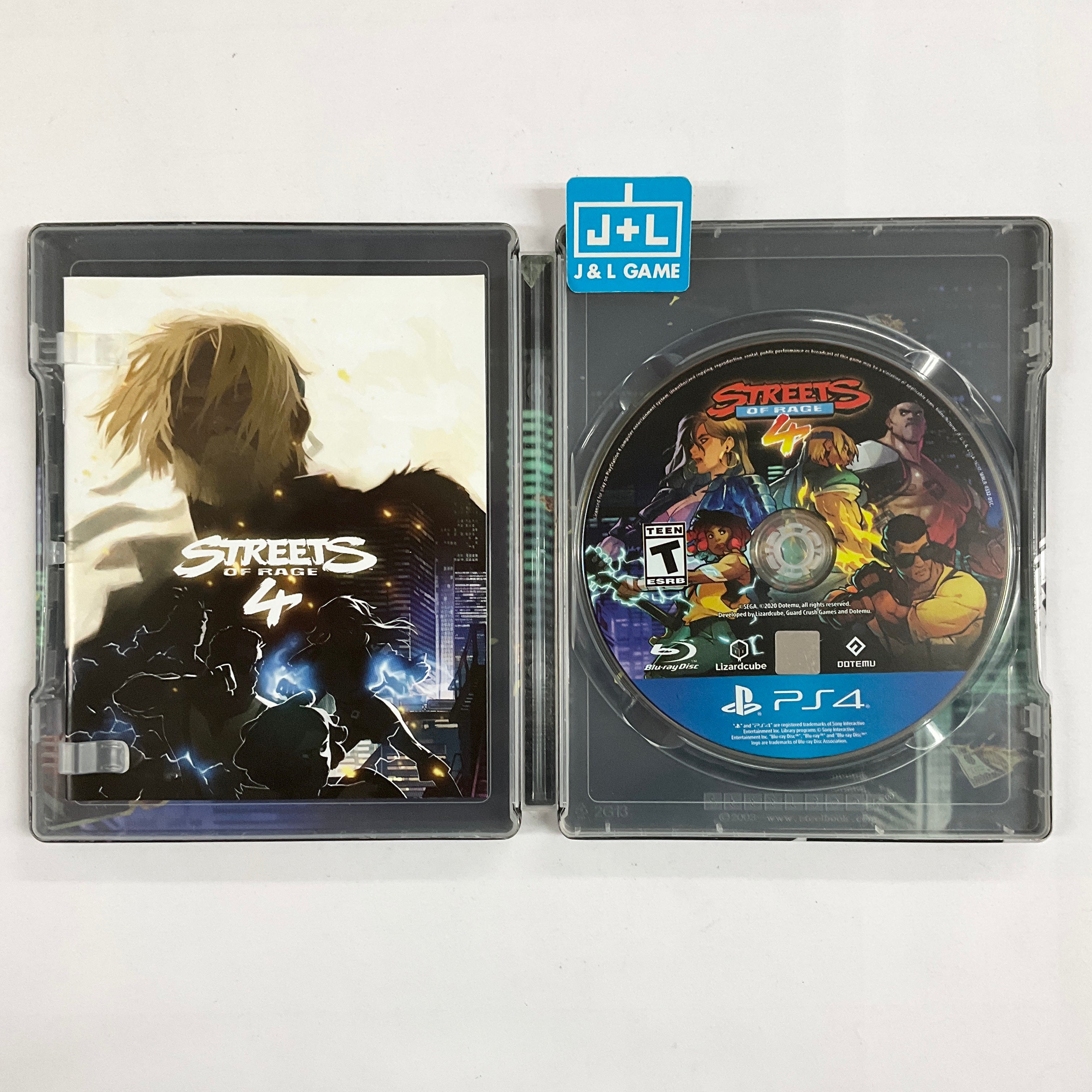 Streets of Rage 4 (Steelbook) - (PS4) PlayStation 4 [Pre-Owned] Video Games Merge Games   