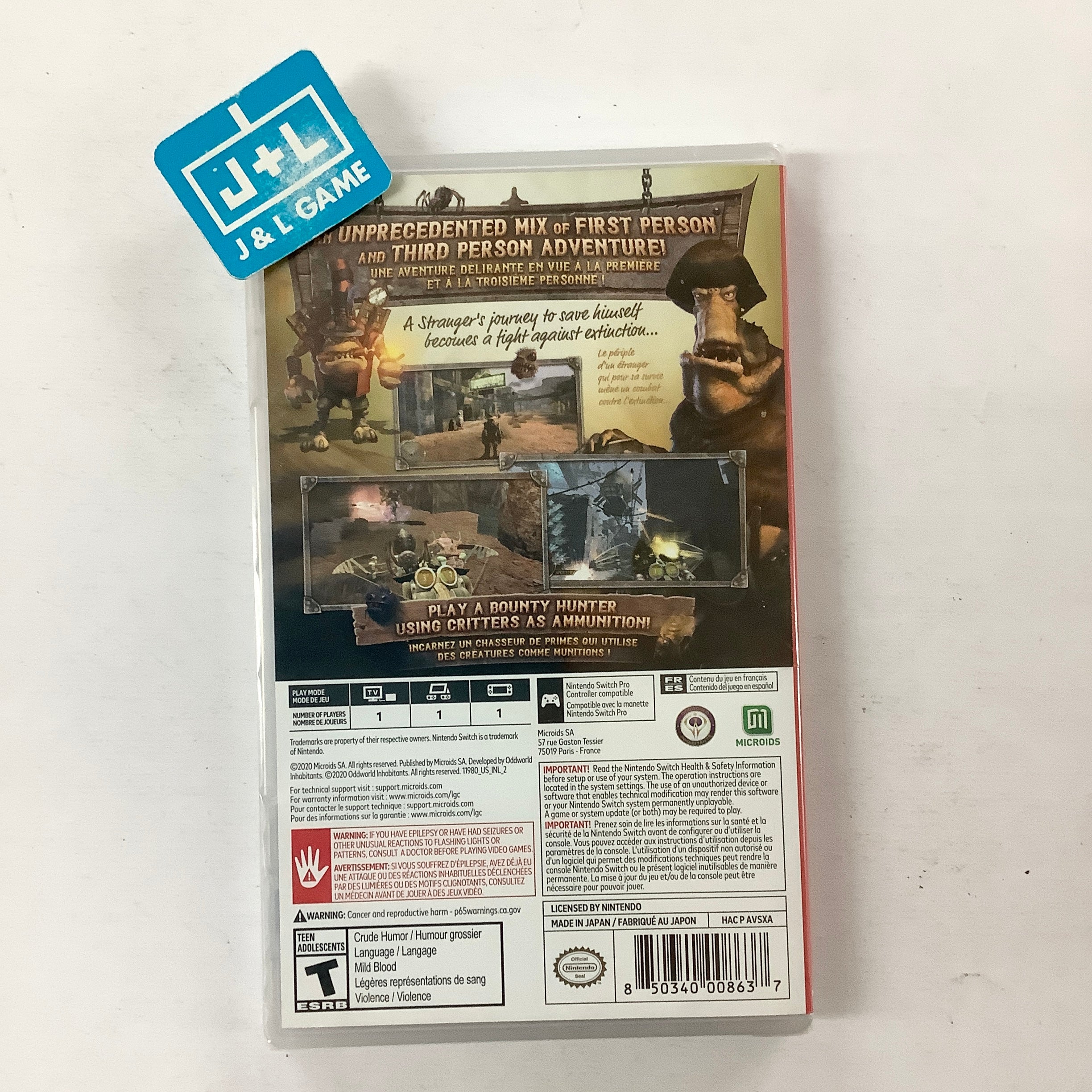 Oddworld: Stranger's Wrath - (NSW) Nintendo Switch Video Games Microids   