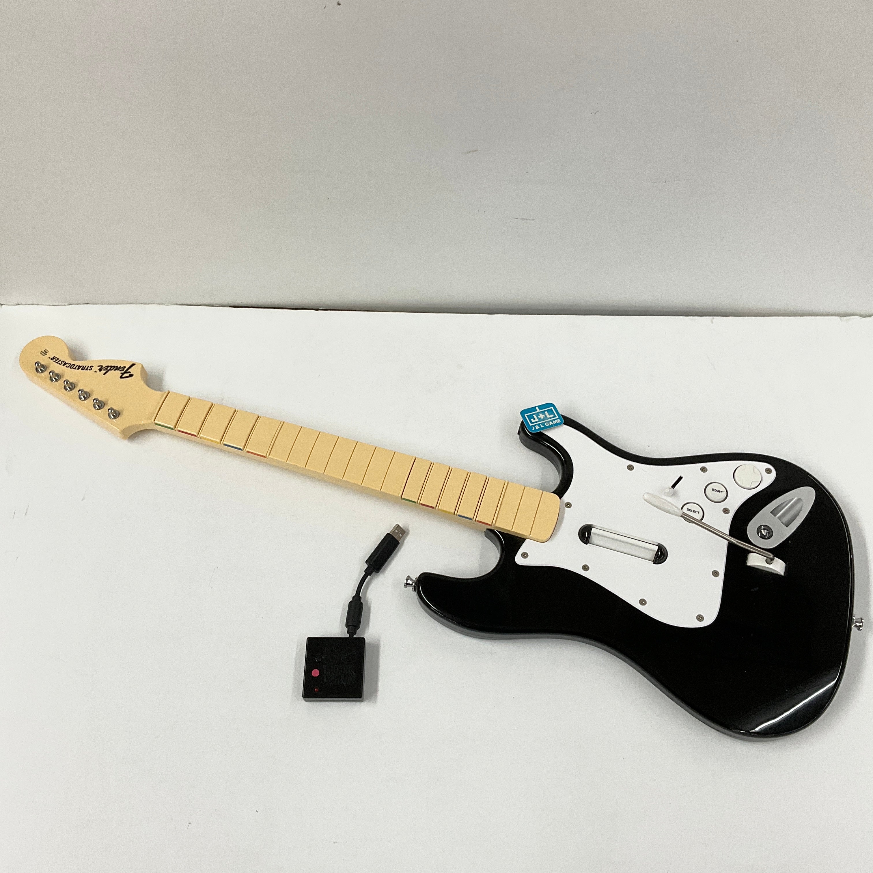 Harmonix Wireless Fender Stratocaster Guitar Controller for PlayStation 3 (Black) - (PS3) PlayStation 3 [Pre-Owned] Video Games Harmonix   