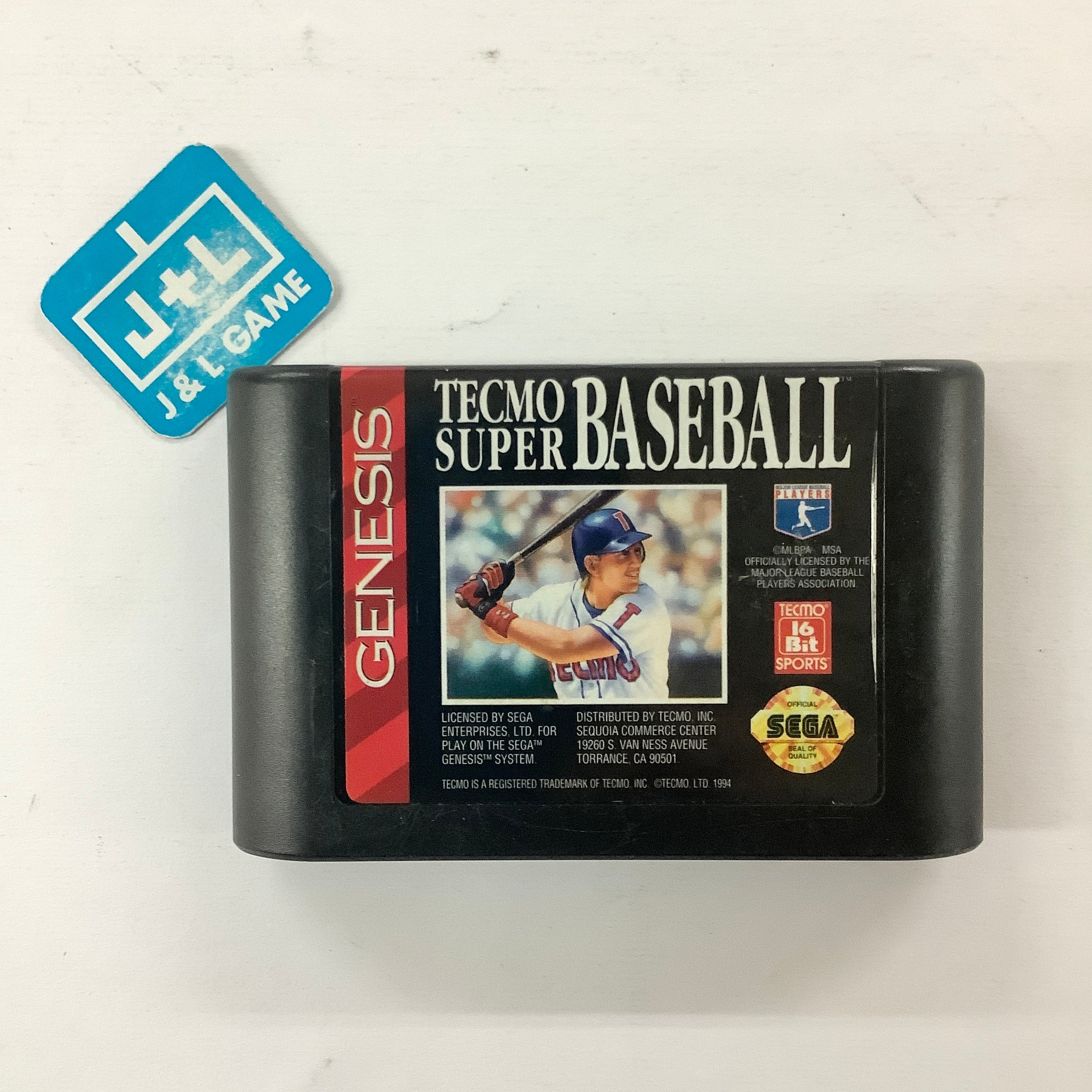 Tecmo Super Baseball - (SG) SEGA Genesis [Pre-Owned] Video Games Tecmo   