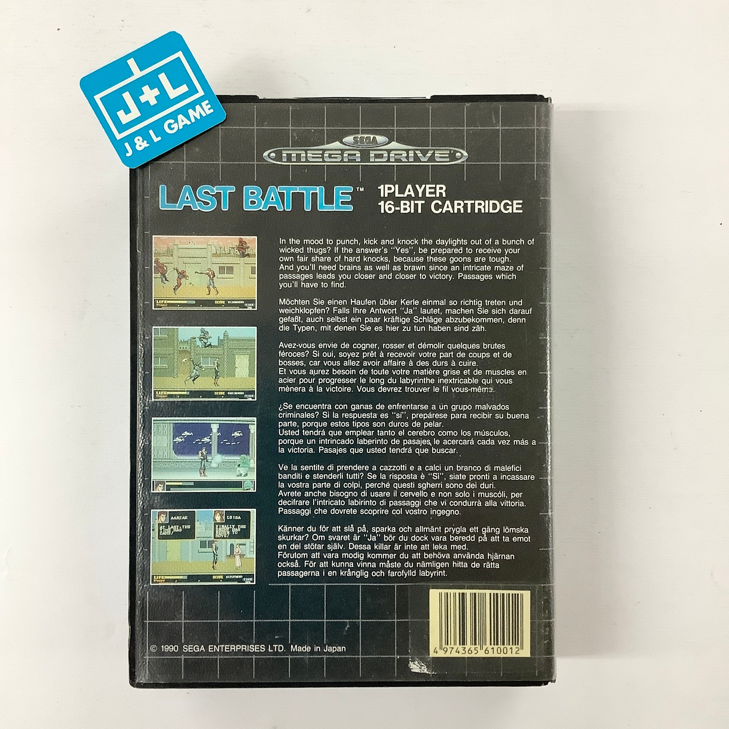 Last Battle - (SG) SEGA Mega Drive [Pre-Owned] (European Import) Video Games Sega   