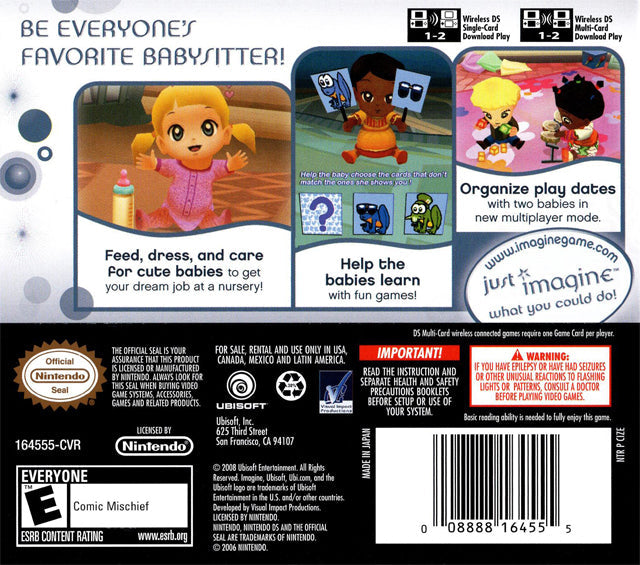 Imagine: Babysitters - (NDS) Nintendo DS [Pre-Owned] Video Games Ubisoft   