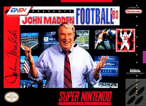 John Madden Football '93 - (SNES) Super Nintendo [Pre-Owned] Video Games EA Sports   