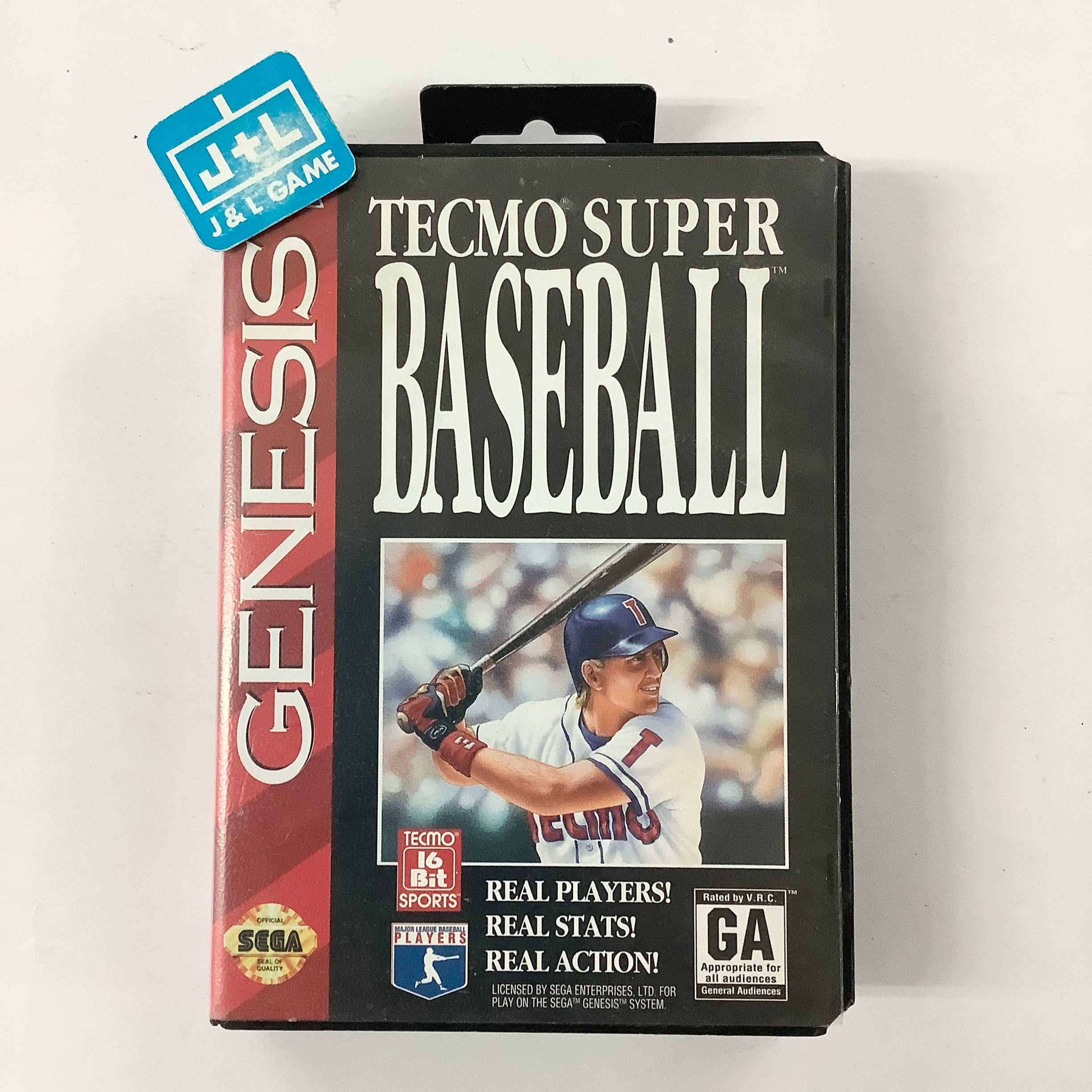 Tecmo Super Baseball - (SG) SEGA Genesis [Pre-Owned] Video Games Tecmo   