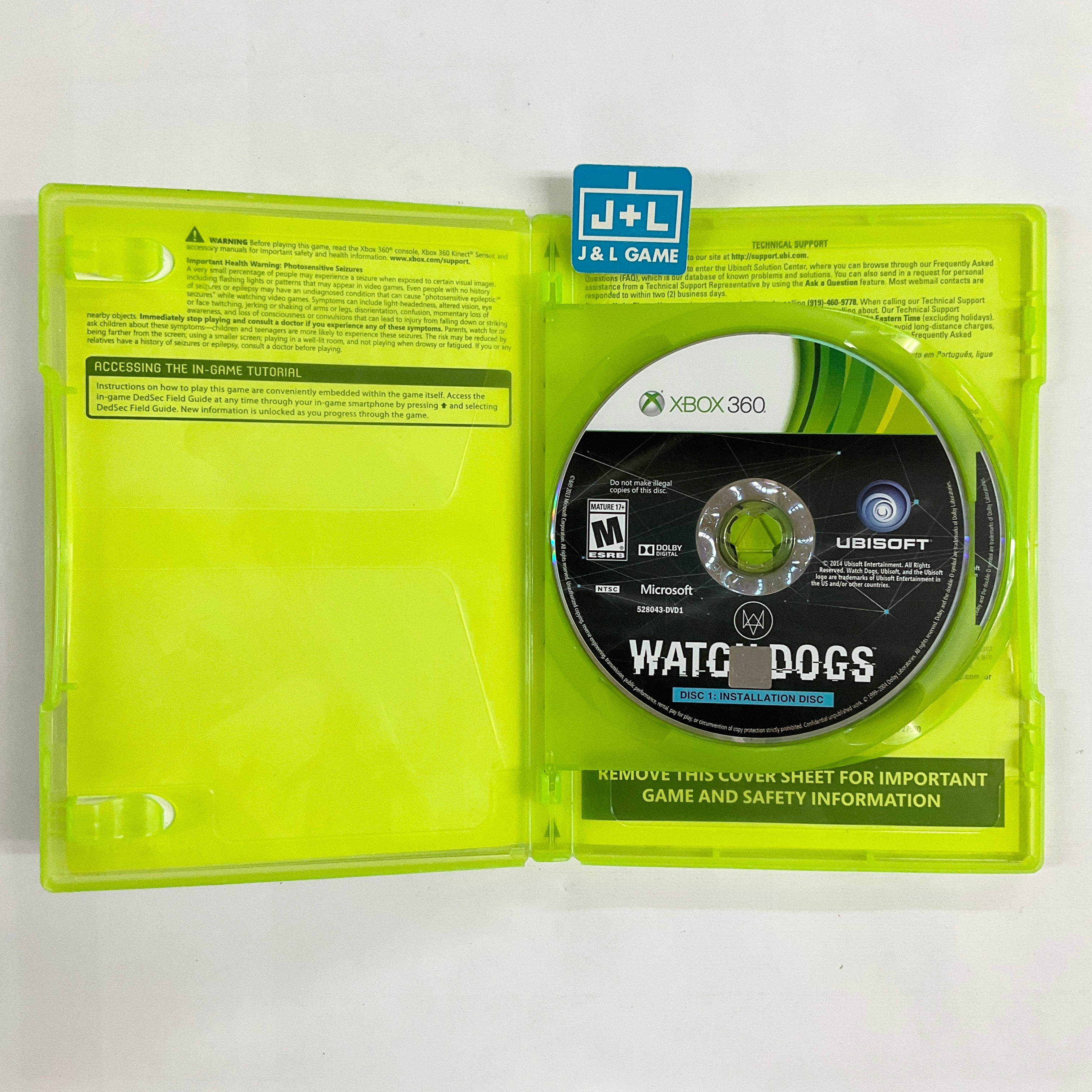 Watch Dogs - Xbox 360 [Pre-Owned] Video Games Ubisoft   