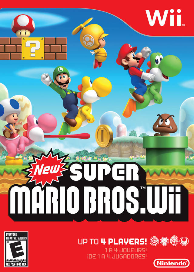 New Super Mario Bros. Wii (Red Case) - Nintendo Wii [Pre-Owned] Video Games Nintendo   