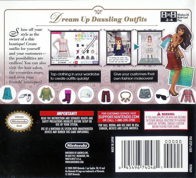 Style Savvy - (NDS) Nintendo DS [Pre-Owned] Video Games Nintendo   