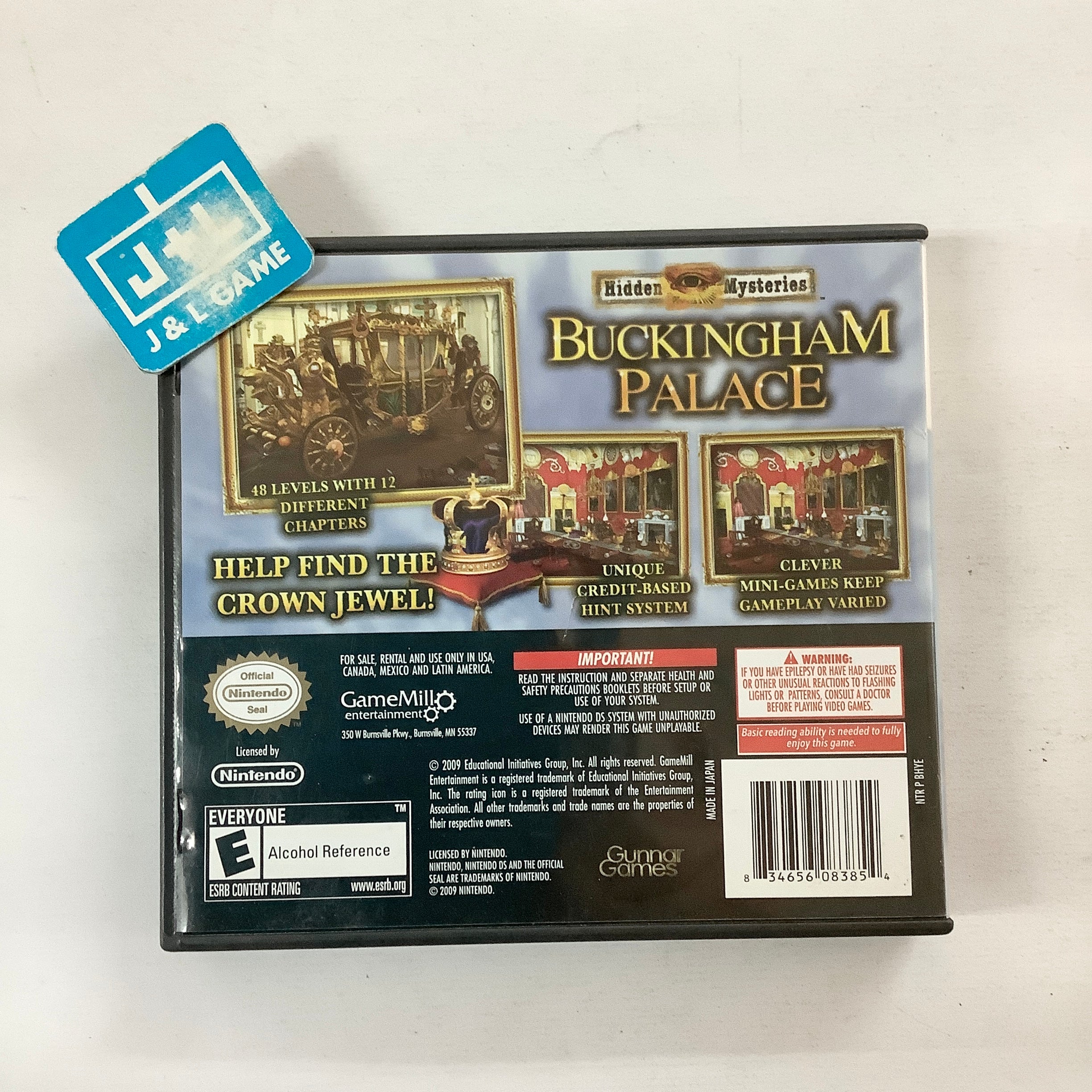 Hidden Mysteries: Buckingham Palace - (NDS) Nintendo DS [Pre-Owned] Video Games GameMill Publishing   