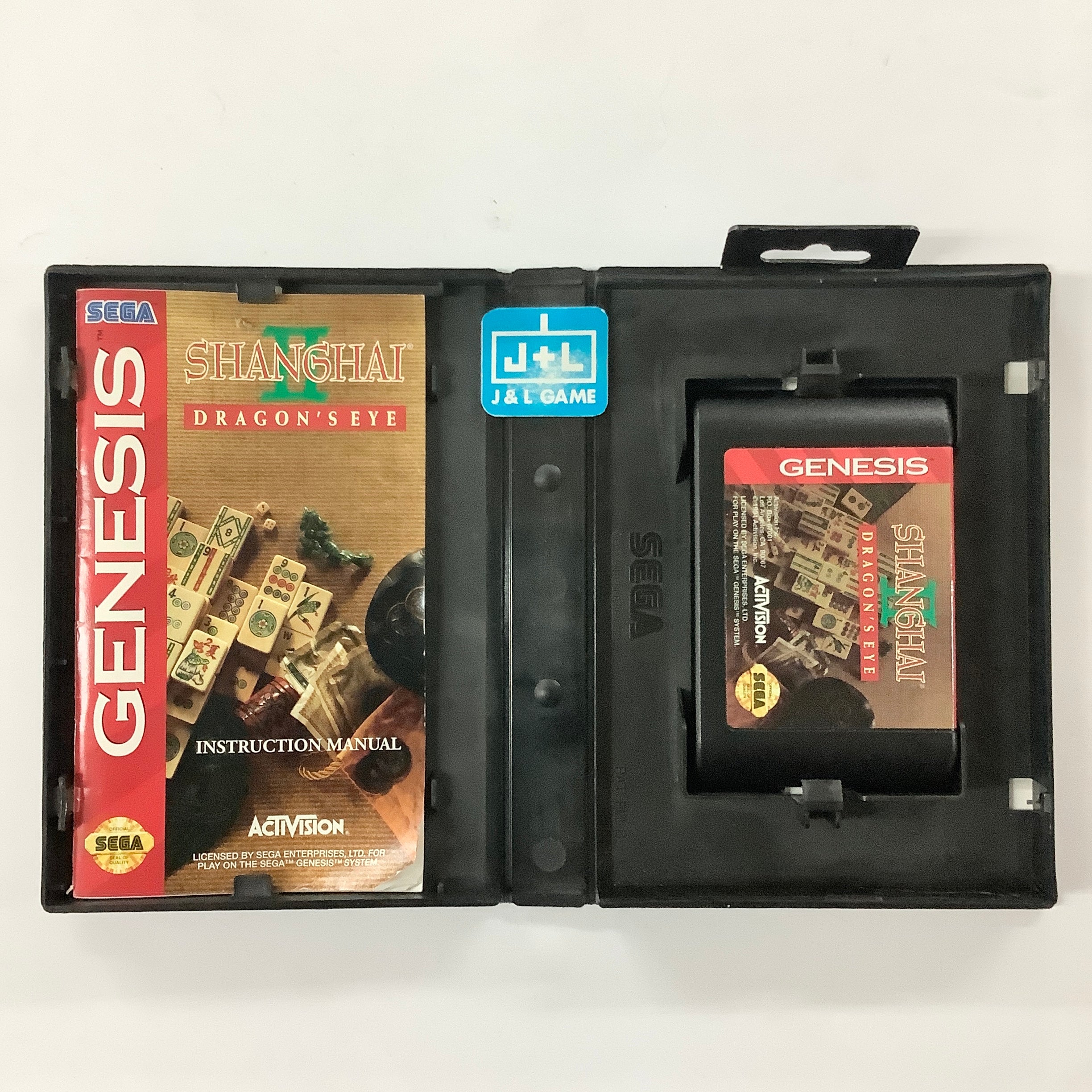 Shanghai II: Dragon's Eye - (SG) SEGA Genesis [Pre-Owned] Video Games Activision   