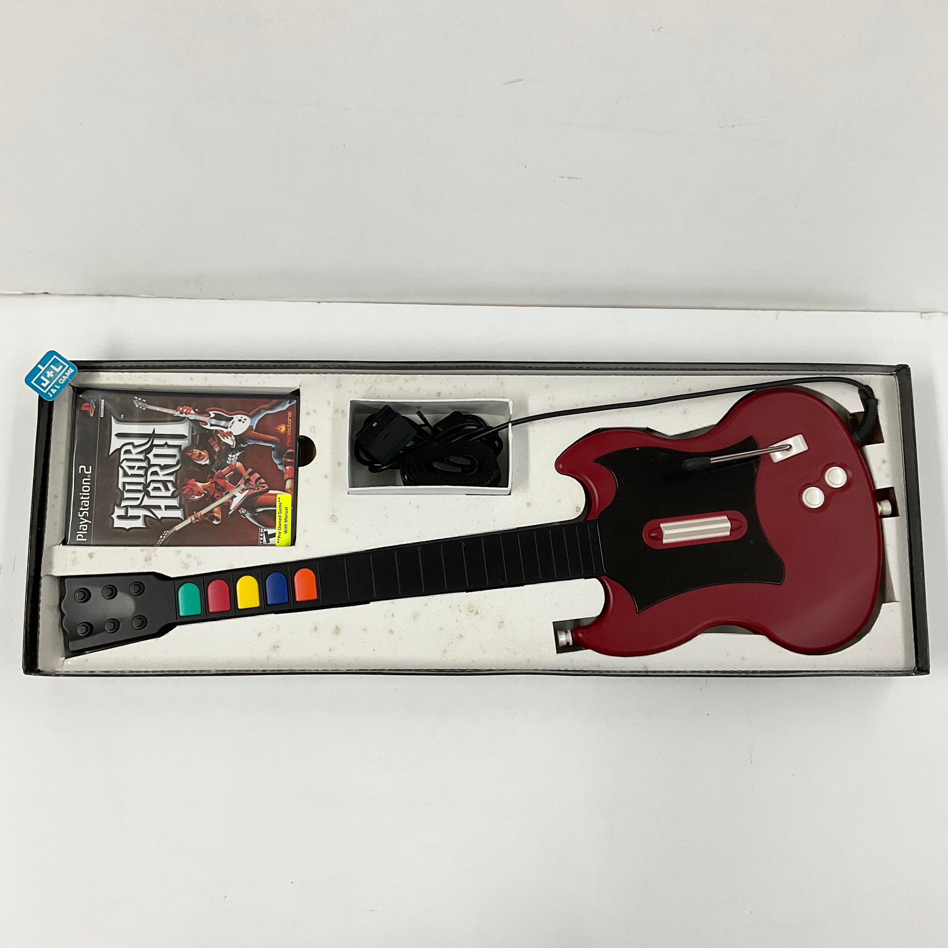 Guitar Hero 2 With Wired Guitar Controller Bundle - (PS2) PlayStation 2 [Pre-Owned] Video Games ACTIVISION   