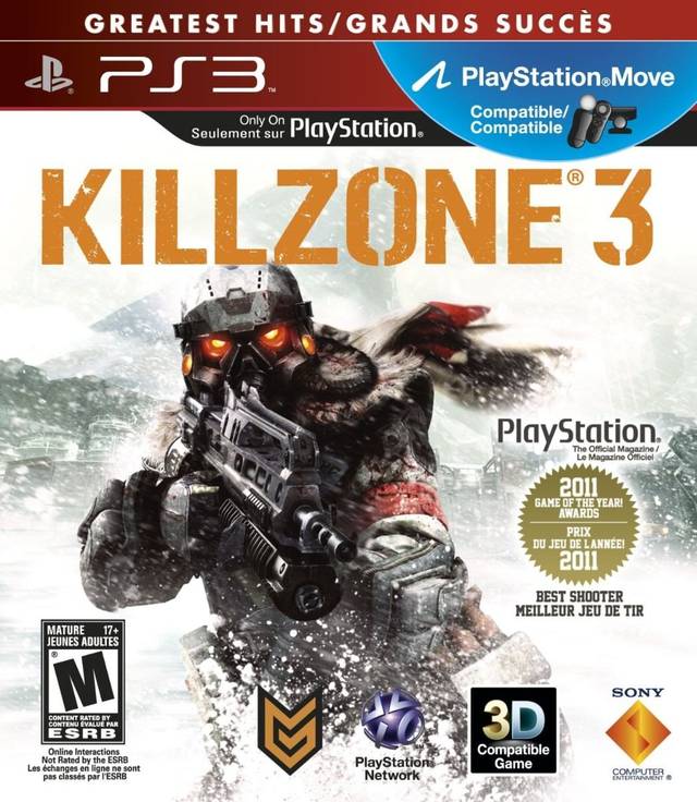 Killzone 3 (Greatest Hits)- (PS3) PlayStation 3 [Pre-Owned] Video Games SCEA   