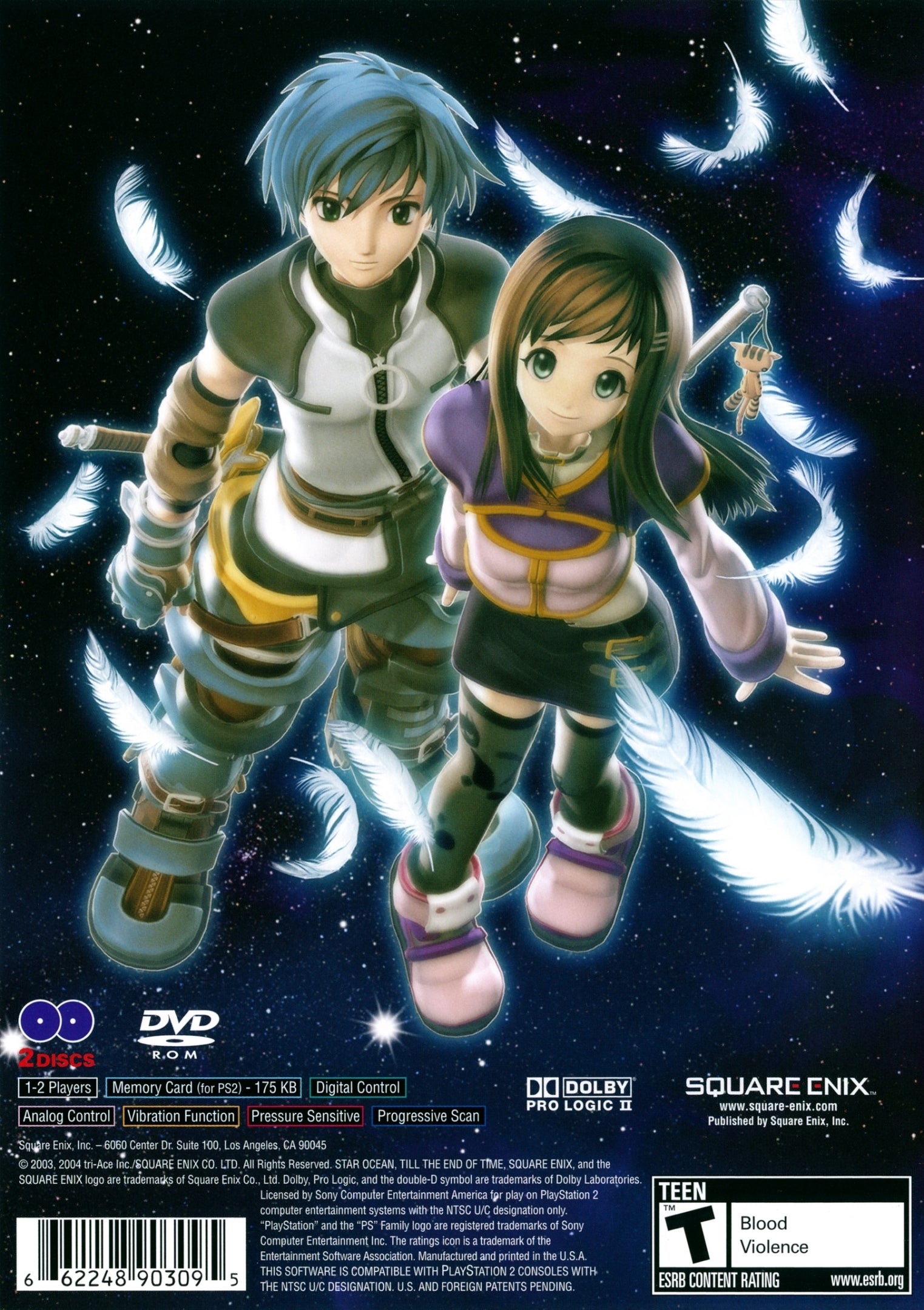 Star Ocean Till the End of Time - (PS2) PlayStation 2 [Pre-Owned] Video Games Square Enix   