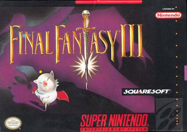 Final Fantasy III - (SNES) Super Nintendo [Pre-Owned] Video Games SquareSoft   