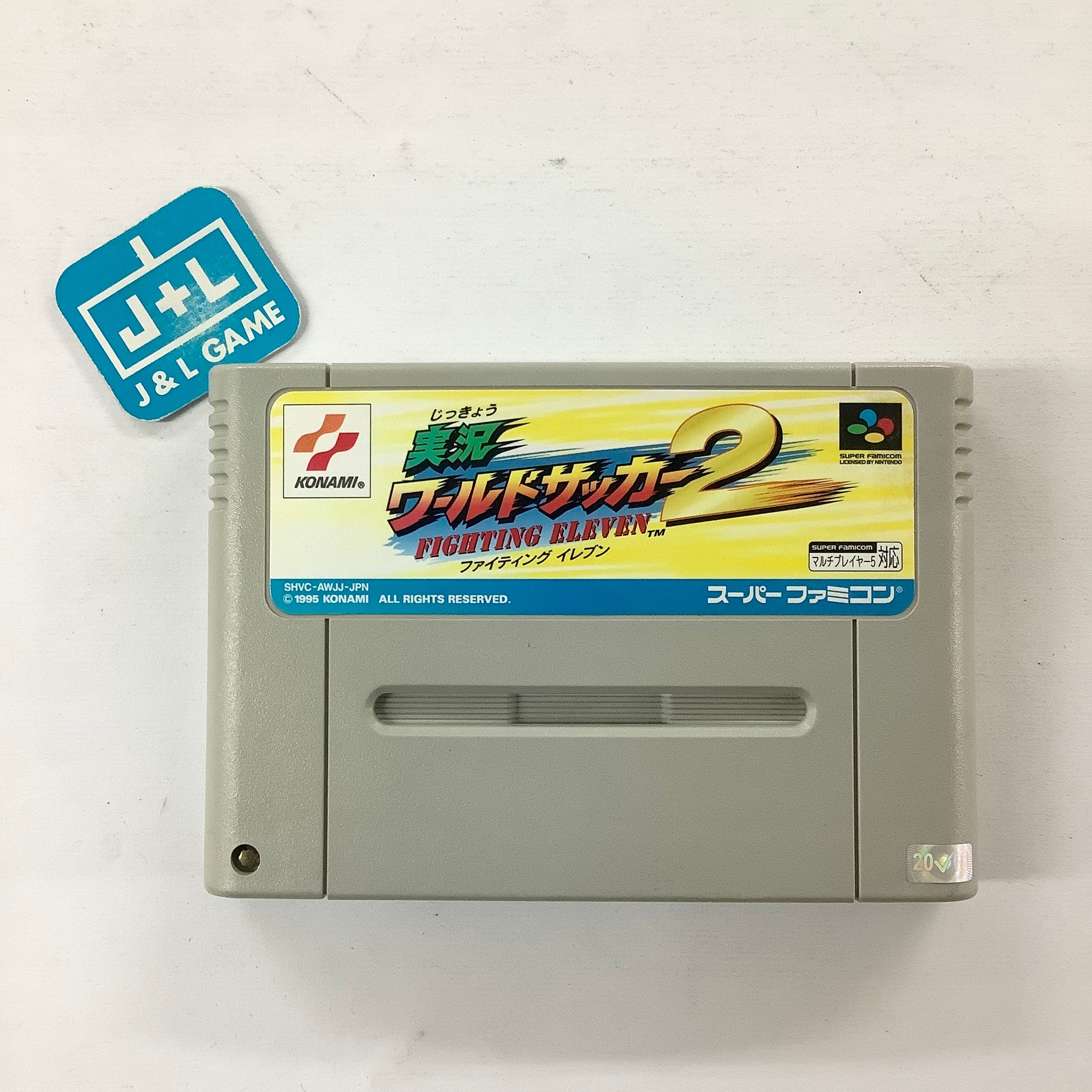 Jikkyou World Soccer 2: Fighting Eleven - (SFC) Super Famicom [Pre-Owned] (Japanese Import) Video Games Konami   