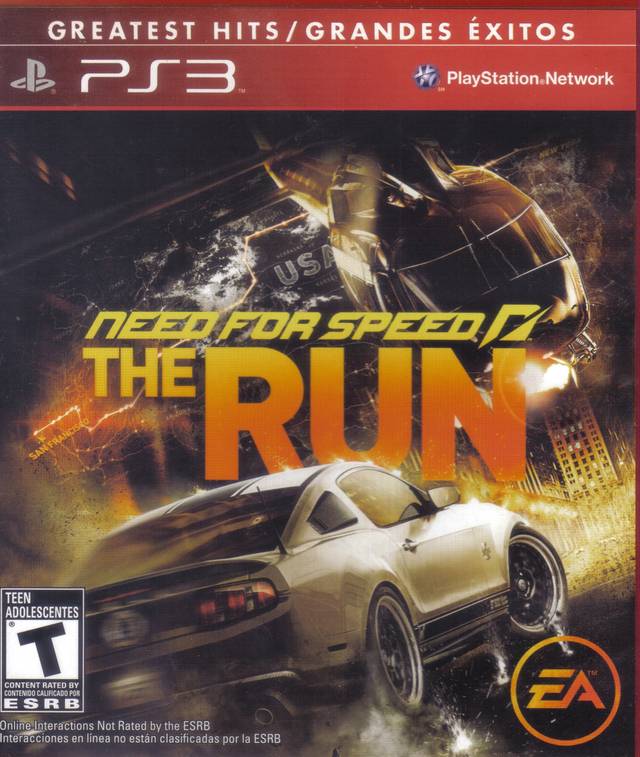 Need for Speed: The Run (Greatest Hits) - (PS3) Playstation 3 Video Games Electronic Arts   