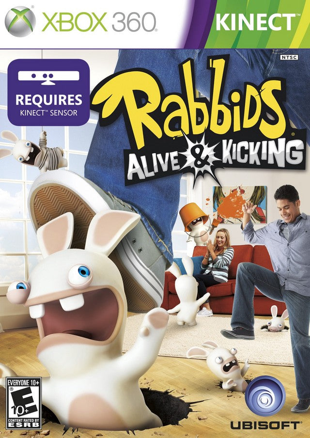 Raving Rabbids: Alive & Kicking (Kinect Required) - Xbox 360 [Pre-Owned] Video Games Ubisoft   