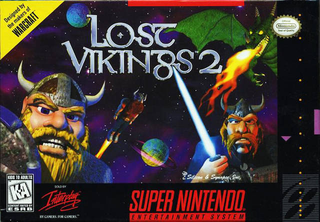 Lost Vikings 2 - (SNES) Super Nintendo [Pre-Owned] Video Games Interplay   