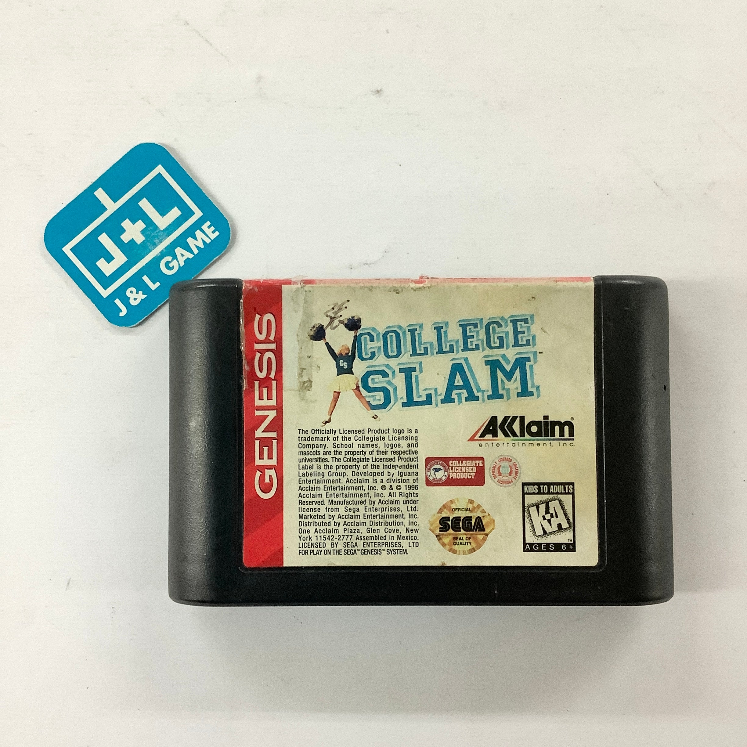 College Slam - (SG) SEGA Genesis [Pre-Owned] Video Games Acclaim   