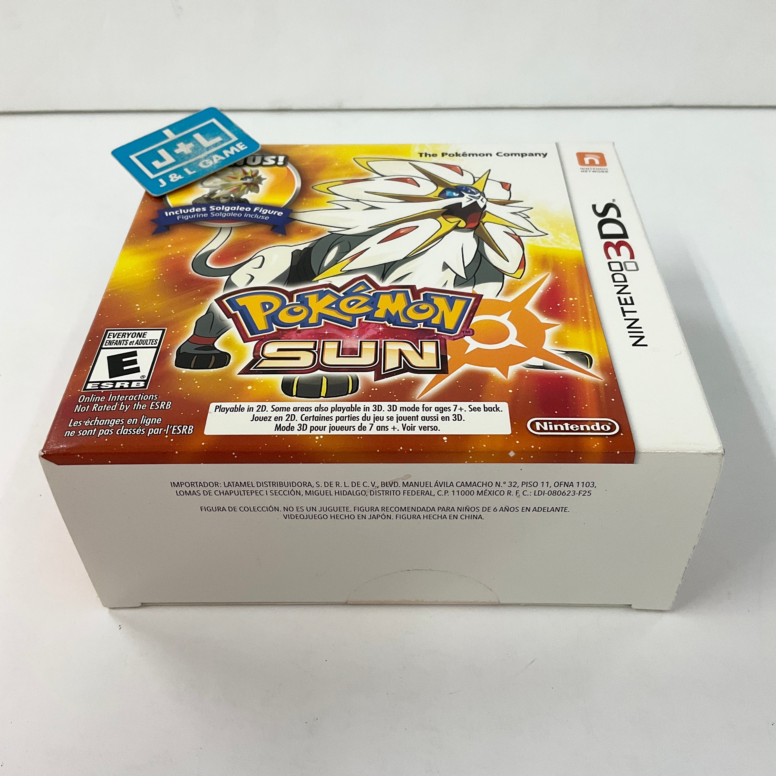 Pokemon Sun (Bonus Solgaleo Figure) - Nintendo 3DS Video Games Nintendo   