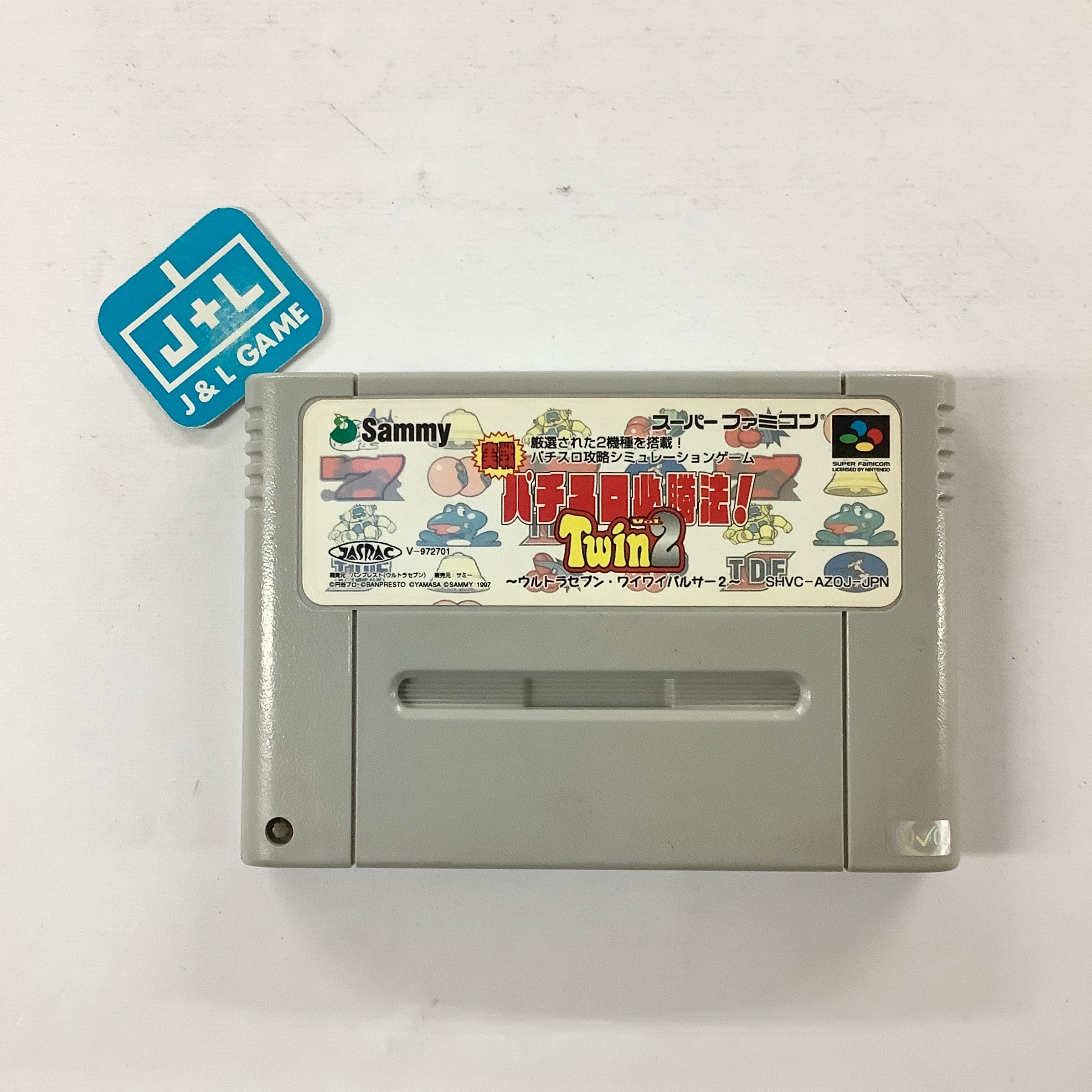 Jissen Pachi-Slot Hisshouhou! Twin 2 - (SFC) Super Famicom [Pre-Owned] (Japanese Import) Video Games Sammy Studios   