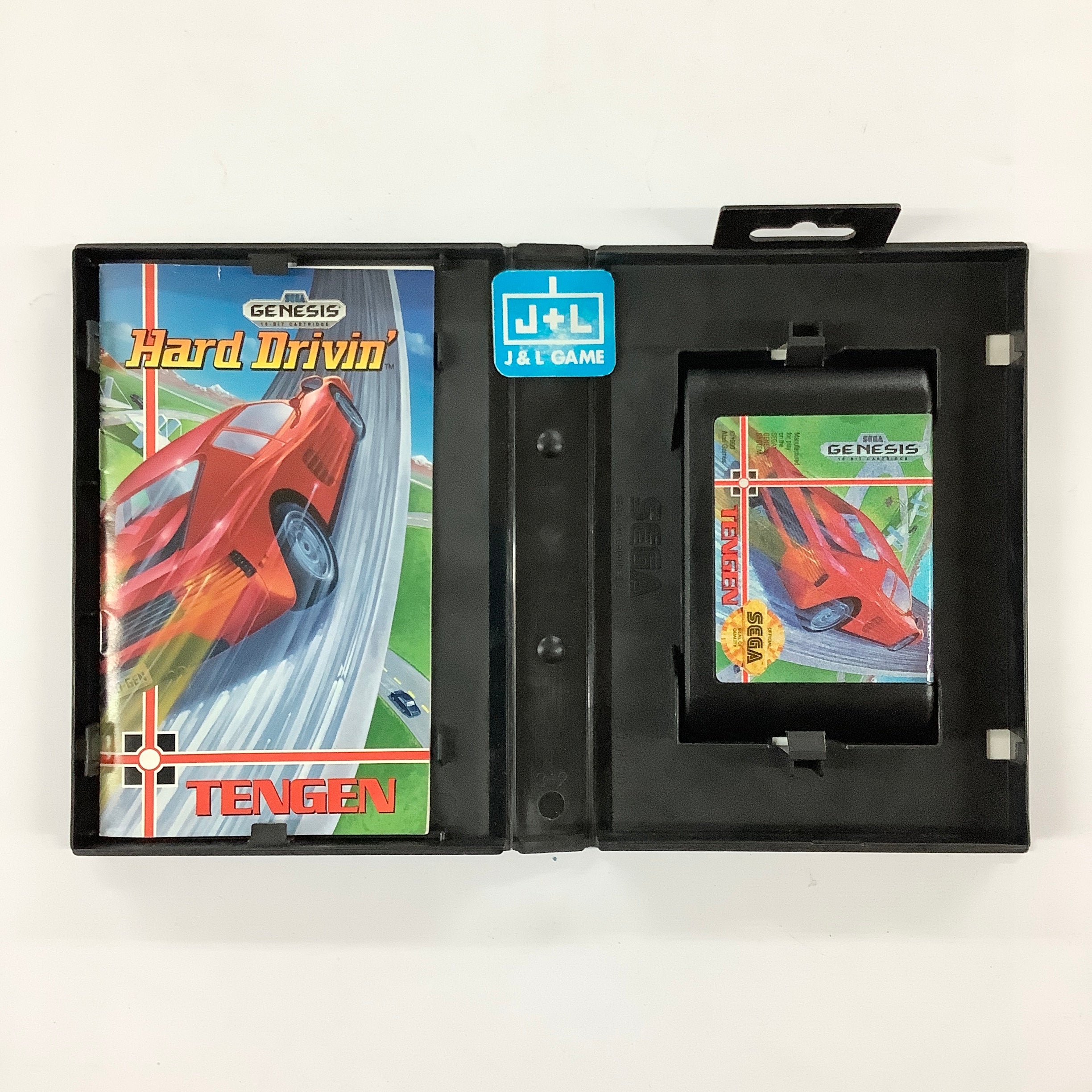 Hard Drivin' - (SG) SEGA Genesis [Pre-Owned] Video Games Tengen   