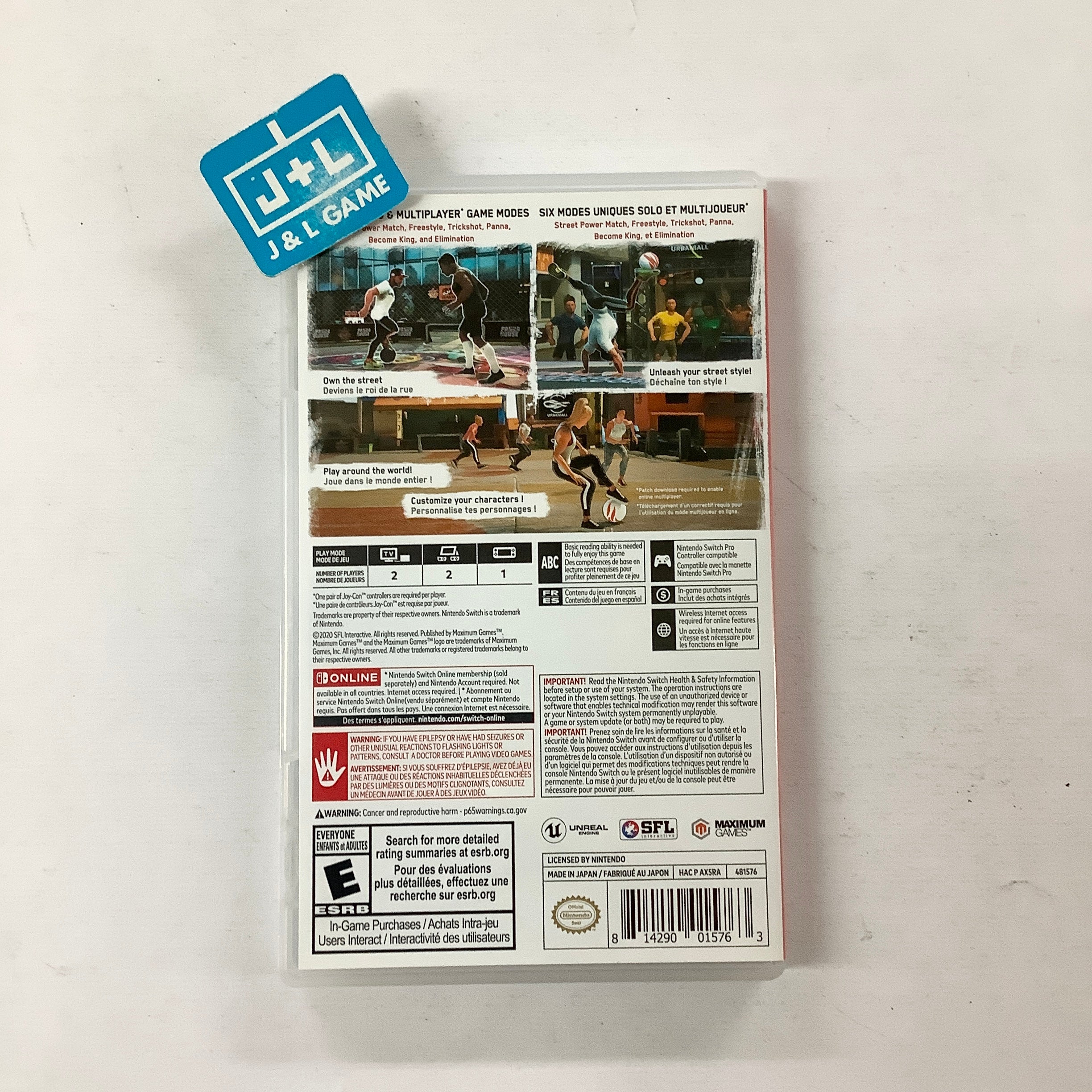 Street Power Soccer - (NSW) Nintendo Switch [Pre-Owned] Video Games Maximum Games   