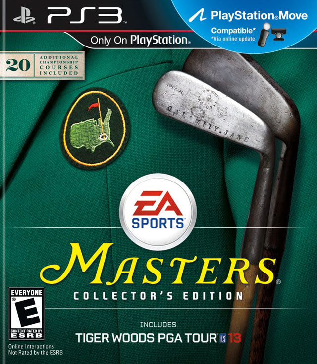 Tiger Woods PGA Tour 13 (Masters Collector's Edition) - (PS3) PlayStation 3 [Pre-Owned] Video Games Electronic Arts   