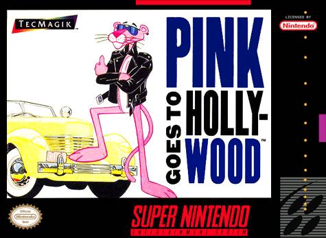 Pink Goes to Hollywood - (SNES) Super Nintendo [Pre-Owned] Video Games TecMagik   