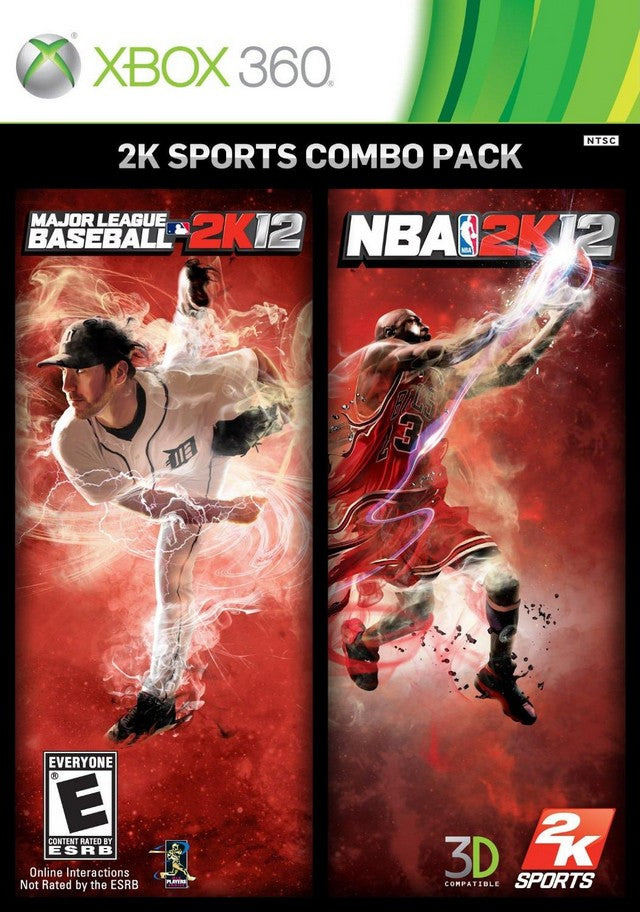 MLB 2K12/NBA 2K12 Combo Pack - Xbox 360 [Pre-Owned] Video Games Take-Two Interactive   