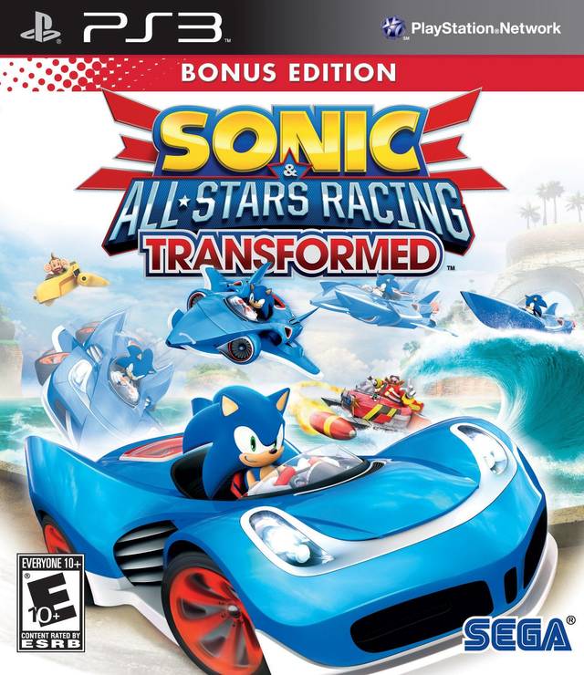 Sonic & All-Stars Racing Transformed (Bonus Edition) - (PS3) PlayStation 3 [Pre-Owned] Video Games Sega   