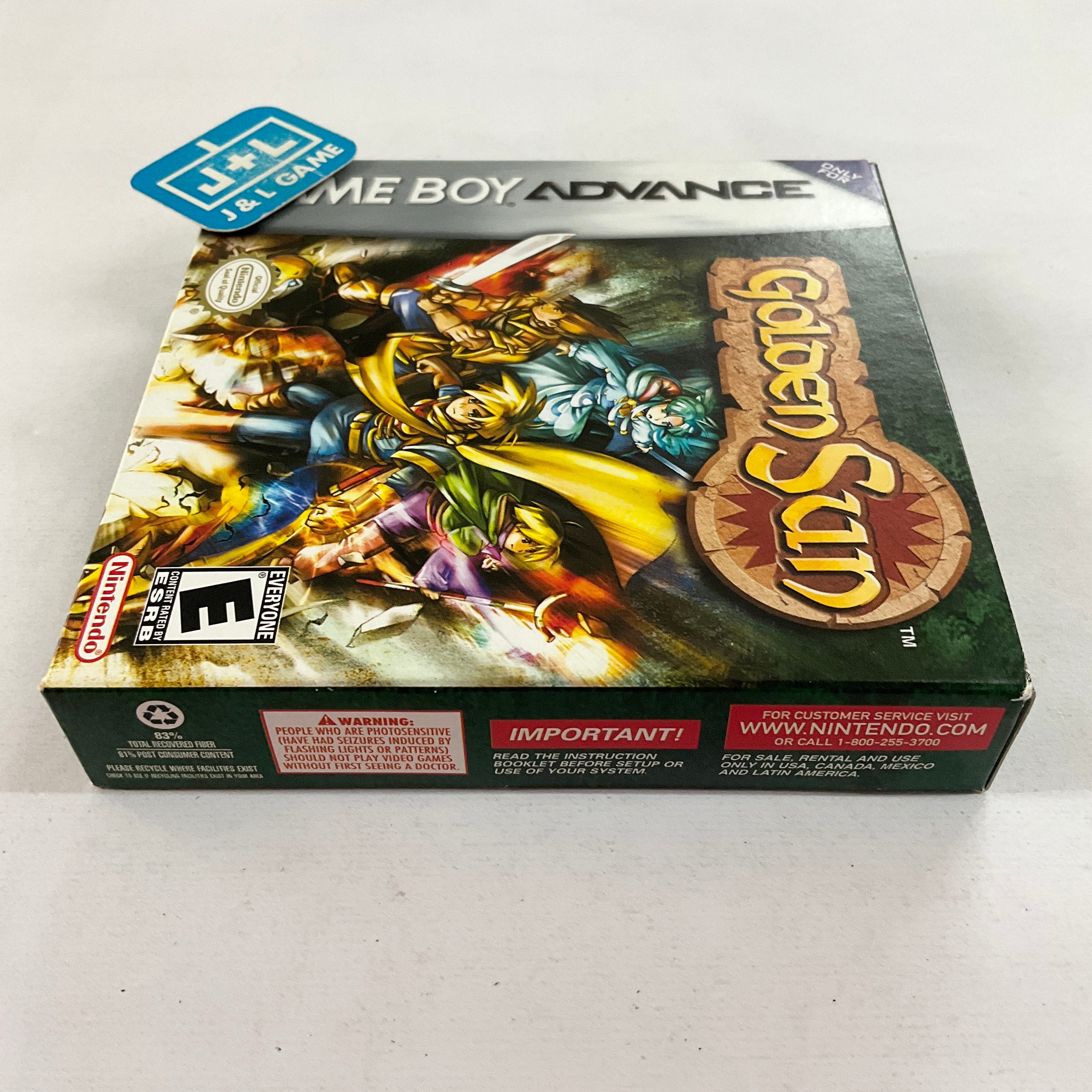 Golden Sun - (GBA) Game Boy Advance [Pre-Owned] Video Games Nintendo   