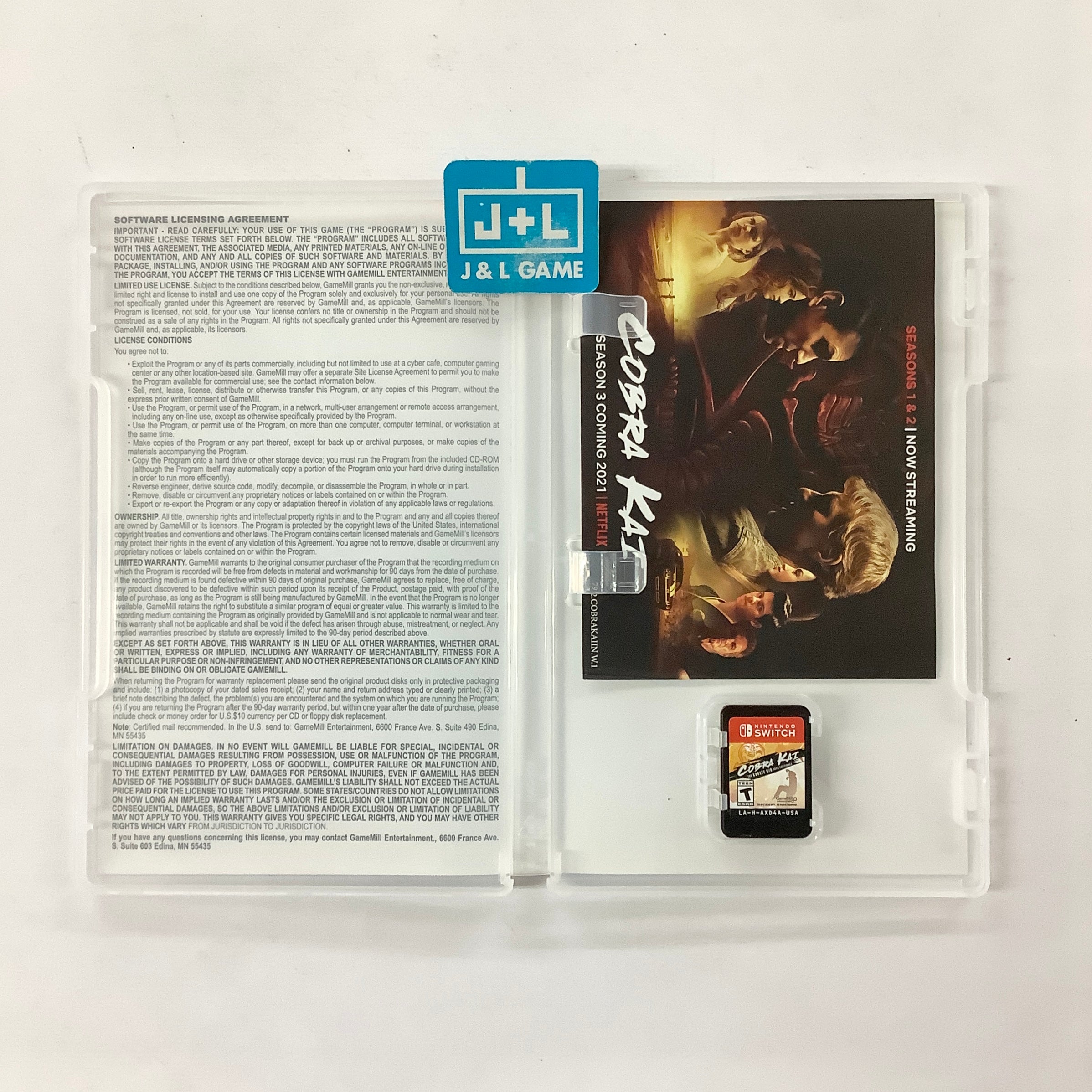 Cobra Kai: The Karate Kid Saga Continues - (NSW) Nintendo Switch [Pre-Owned] Video Games GameMill Entertainment   