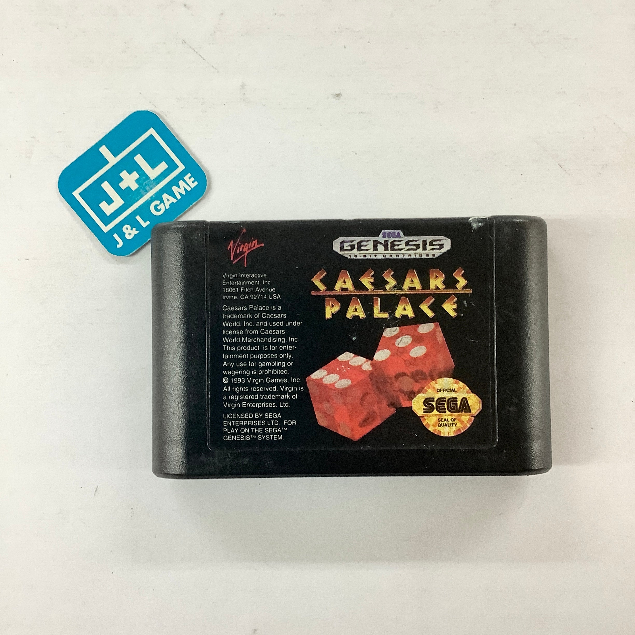 Caesars Palace - (SG) SEGA Genesis [Pre-Owned] Video Games Virgin Interactive   