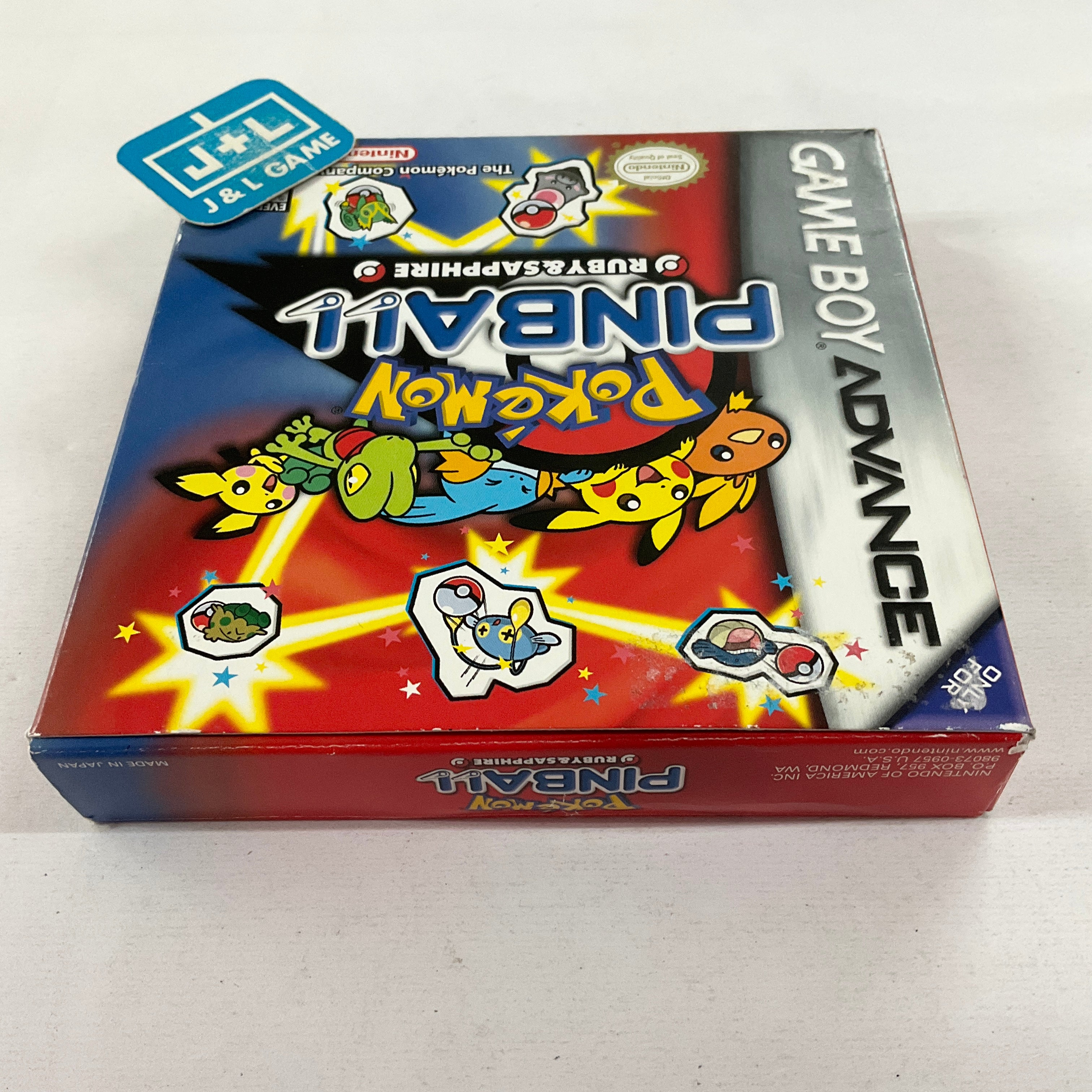 Pokemon Pinball: Ruby & Sapphire - (GBA) Game Boy Advance [Pre-Owned] Video Games Nintendo   