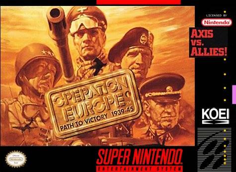 Operation Europe: Path to Victory 1939-45 - (SNES) Super Nintendo [Pre-Owned] Video Games Koei   