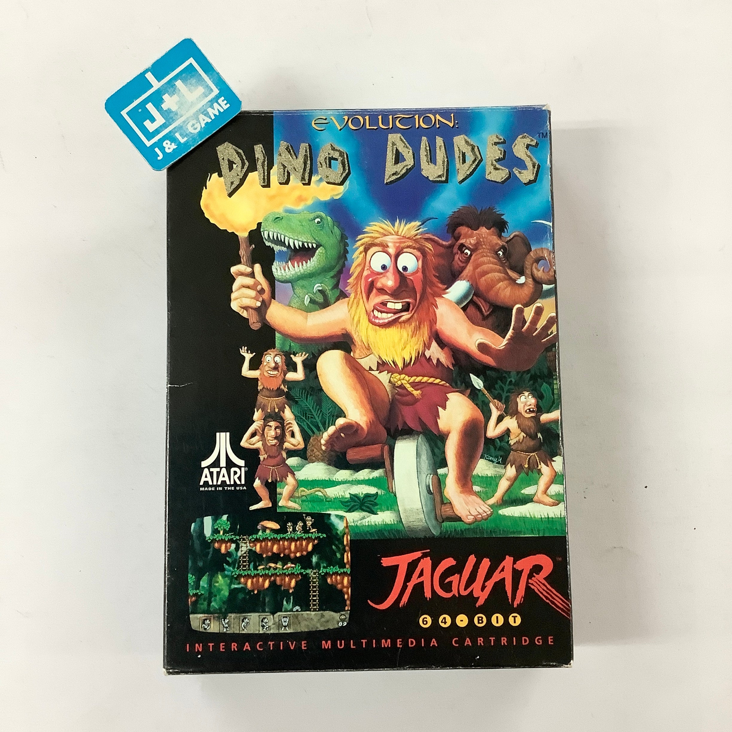 Evolution: Dino Dudes - (AJ) Atari Jaguar [Pre-Owned] Video Games Atari   