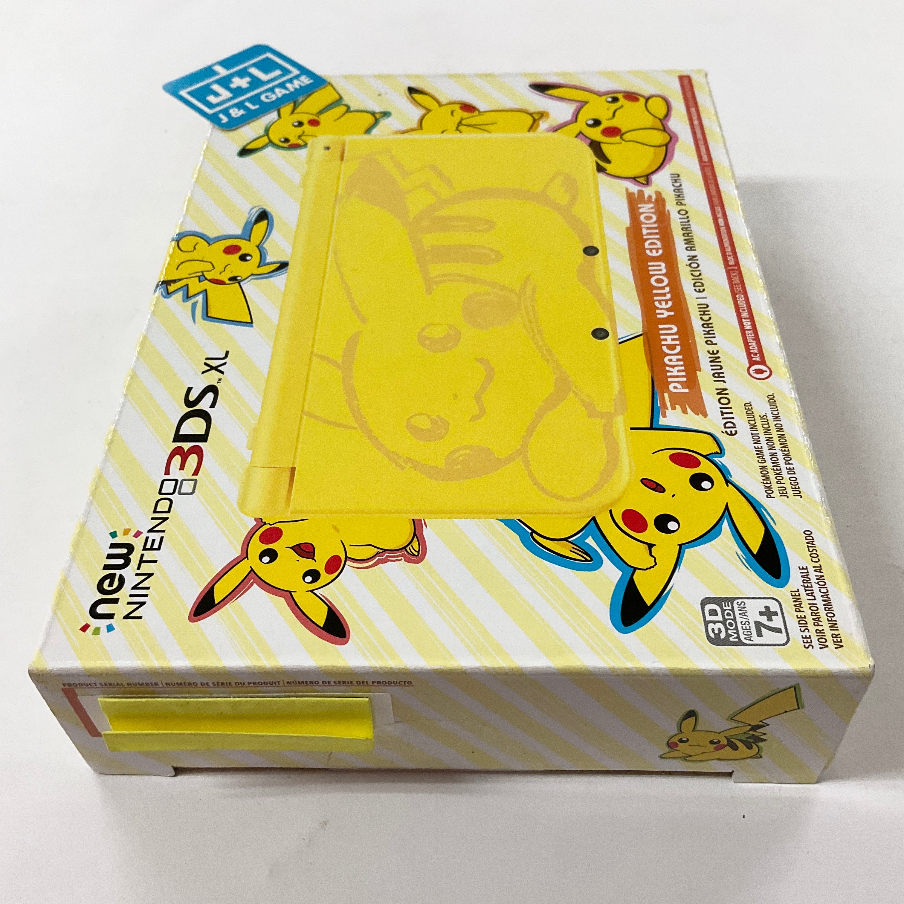 Nintendo New 3DS XL Console (Pikachu Yellow Edition) - Nintendo 3DS Consoles Nintendo   