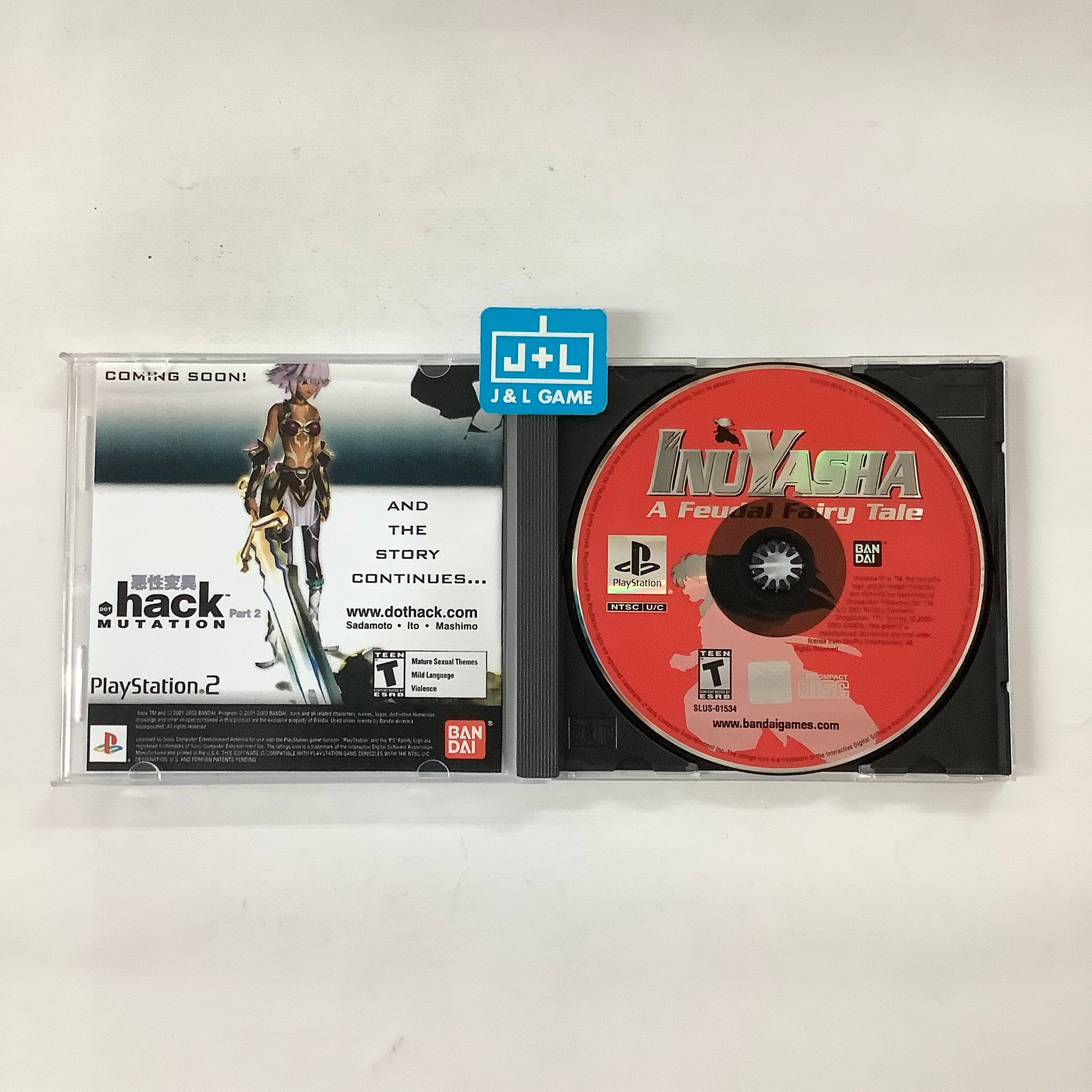 InuYasha: A Feudal Fairy Tale - (PS1) PlayStation 1 [Pre-Owned] Video Games Bandai   