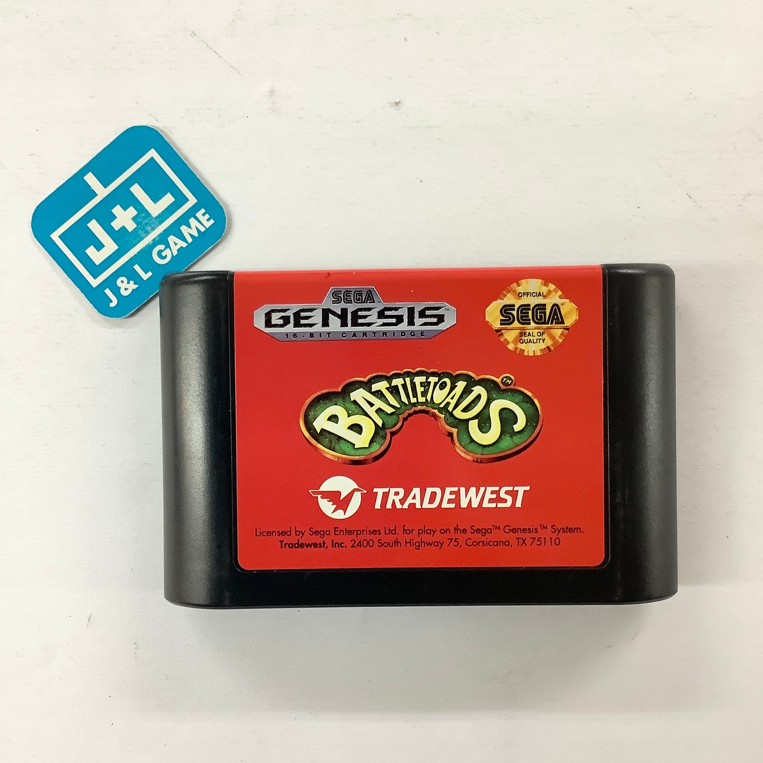 Battletoads - (SG) SEGA Genesis [Pre-Owned] Video Games Tradewest   