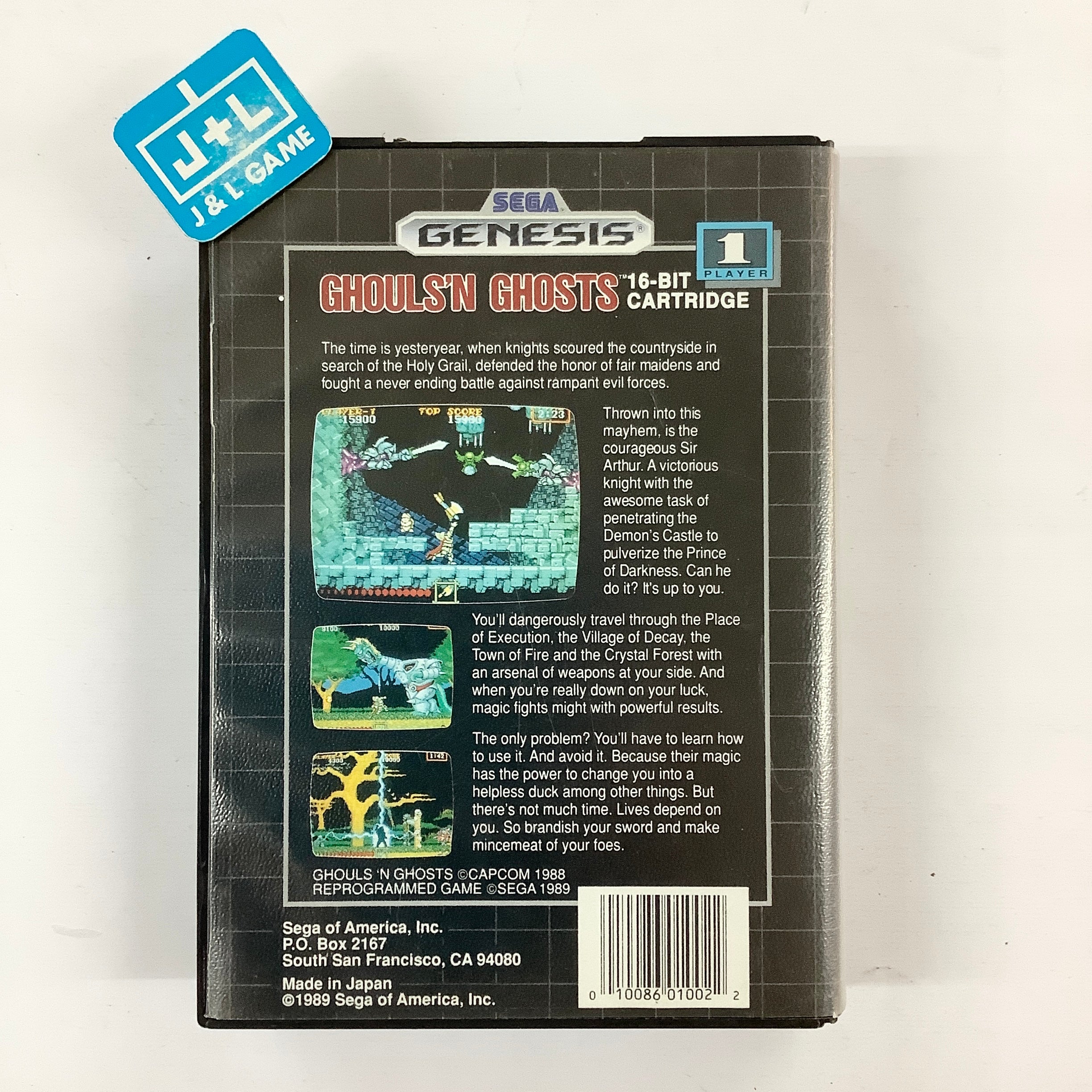 Ghouls 'n Ghosts - (SG) SEGA Genesis [Pre-Owned] Video Games Sega   