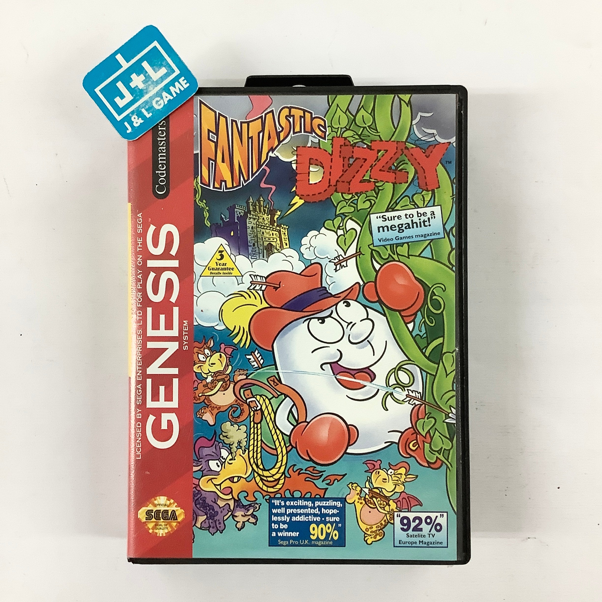 Fantastic Dizzy - (SG) SEGA Genesis [Pre-Owned] Video Games Codemasters   