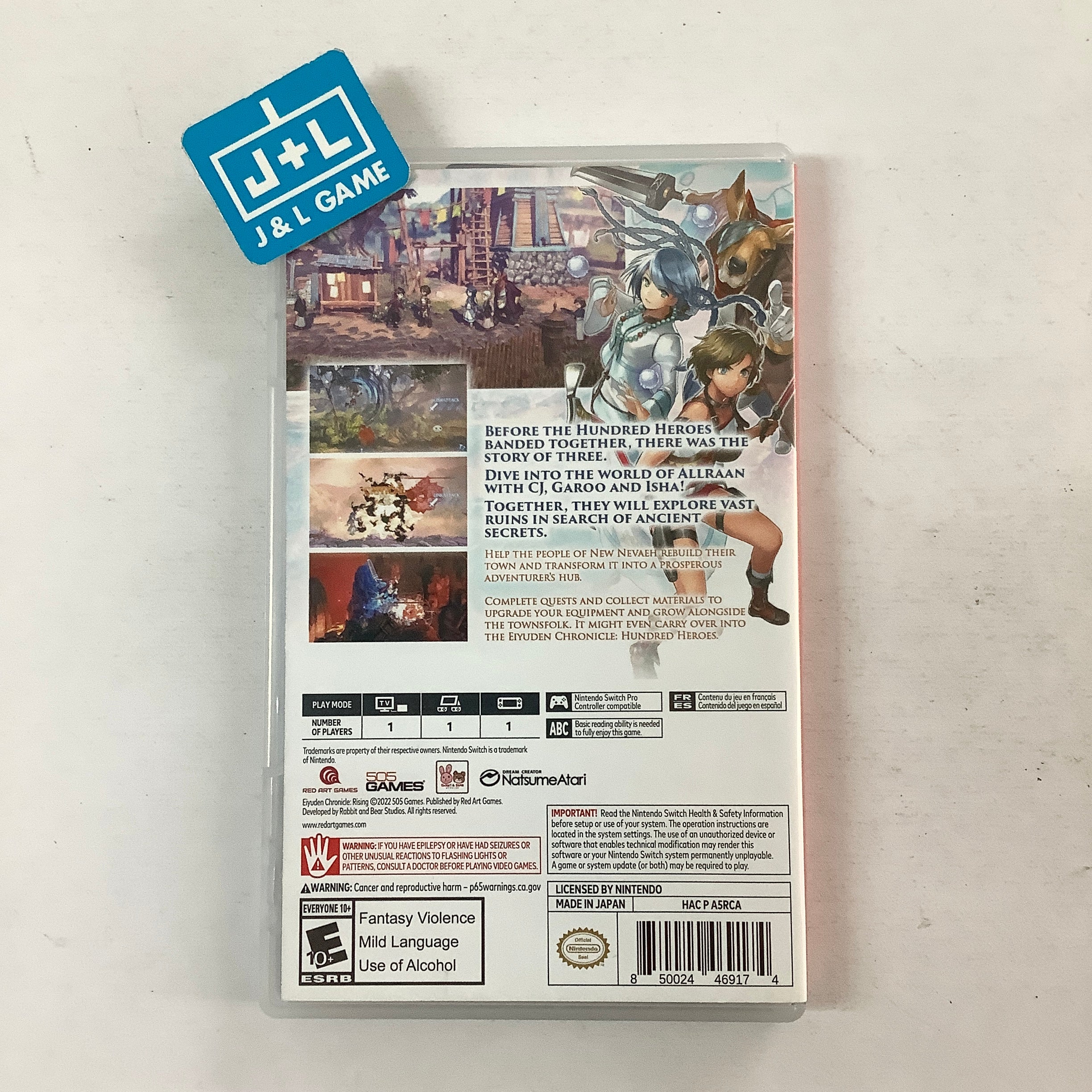 Eiyuden Chronicle: Rising - (NSW) Nintendo Switch [Pre-Owned] Video Games Red Art Games   