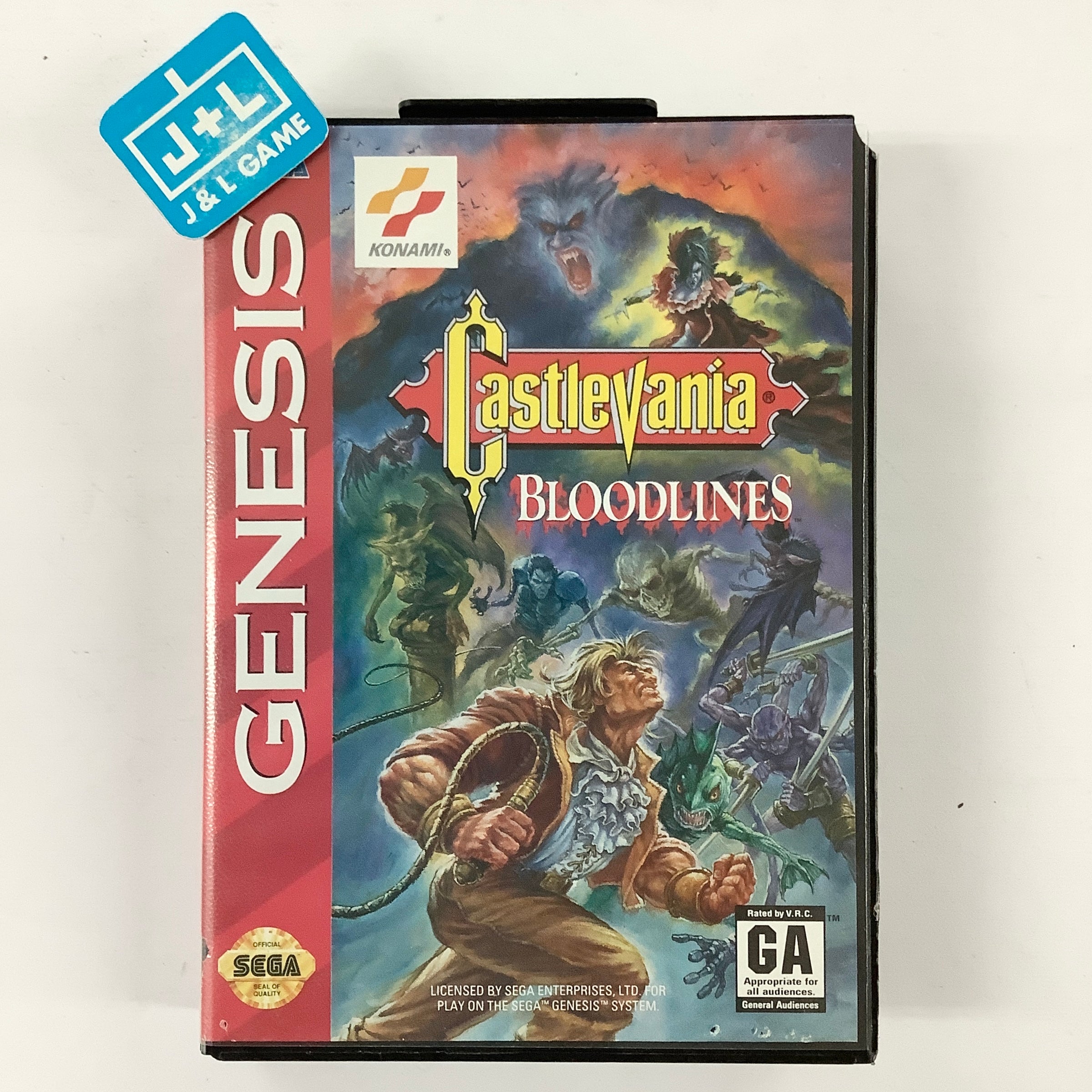 Castlevania: Bloodlines - (SG) SEGA Genesis  [Pre-Owned] Video Games Konami   