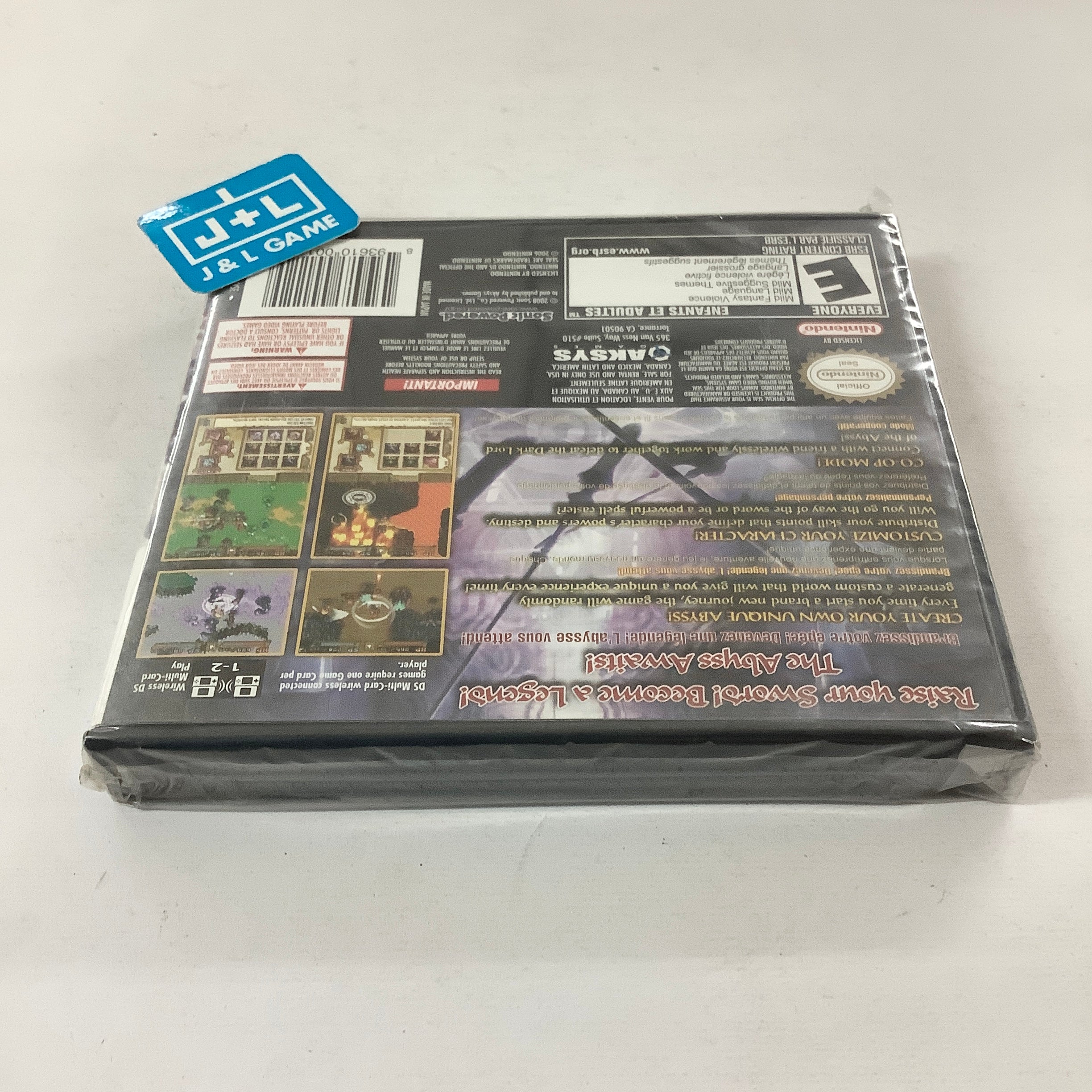 From the Abyss - (NDS) Nintendo DS Video Games Aksys Games   