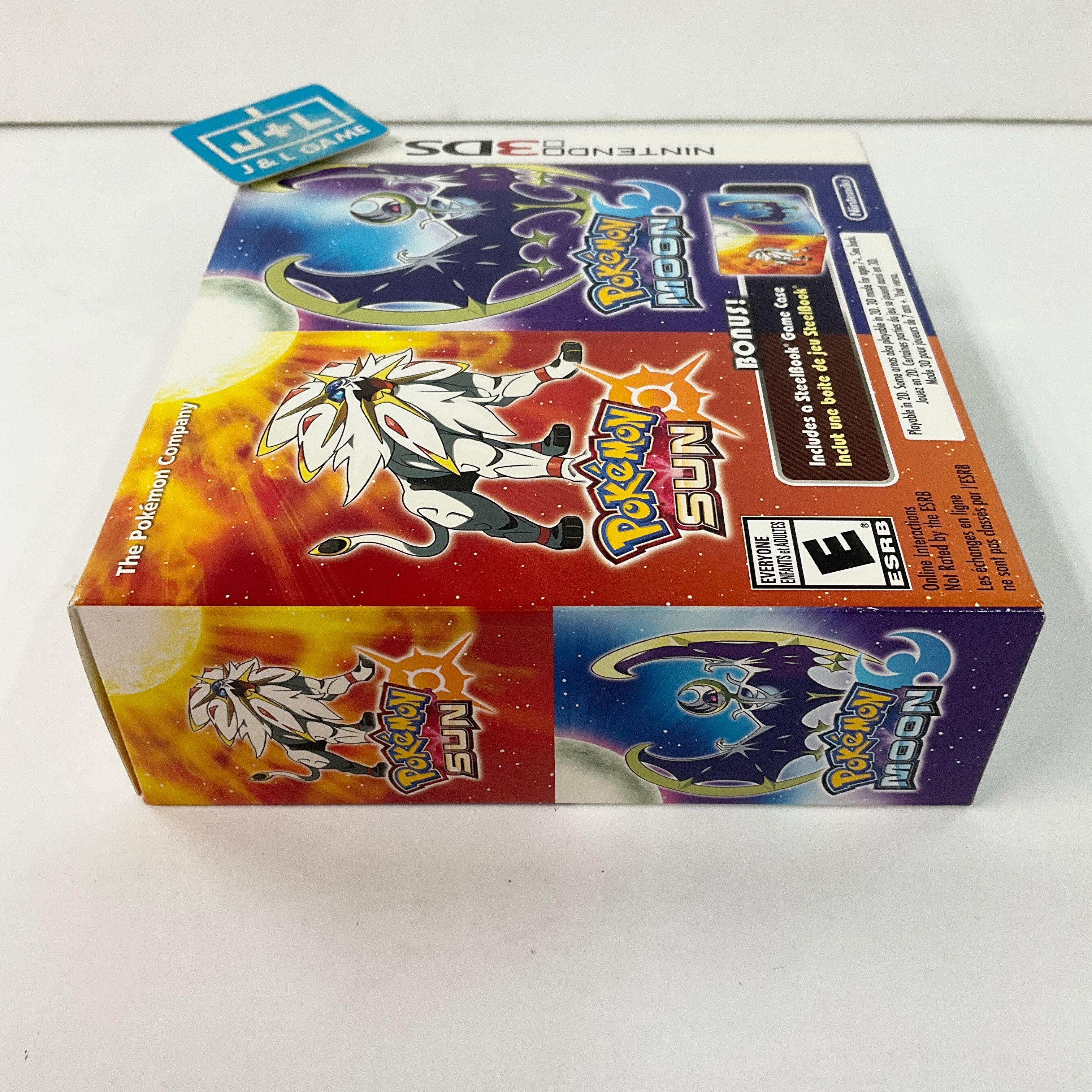 Pokemon Sun and Moon Dual Pack (with Steelbook) - Nintendo 3DS Video Games Nintendo   