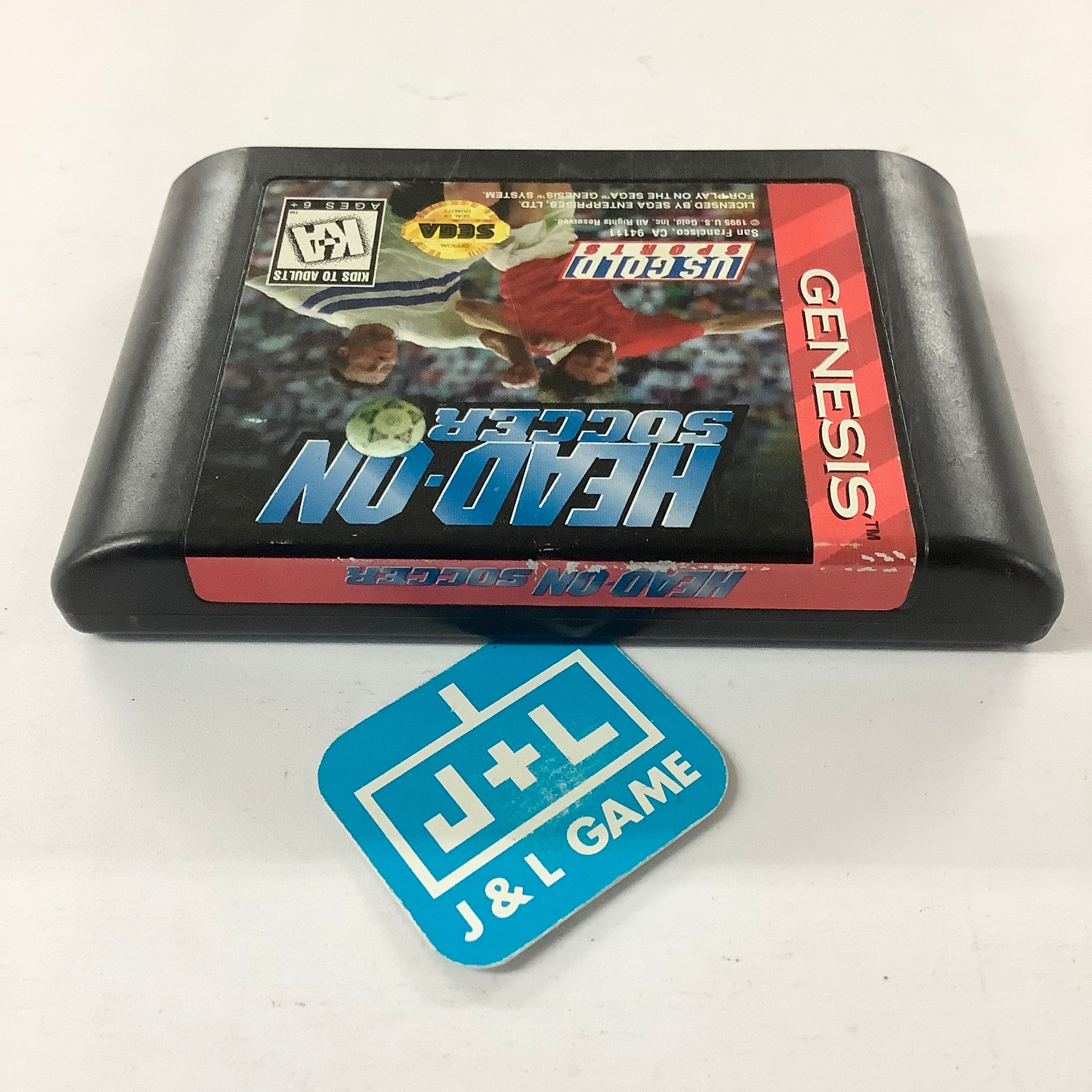 Head-On Soccer - (SG) SEGA Genesis  [Pre-Owned] Video Games U.S. Gold   