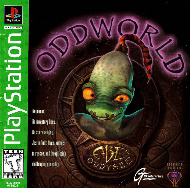 Oddworld: Abe's Oddysee (Greatest Hits) - (PS1) PlayStation 1 [Pre-Owned] Video Games GT Interactive   