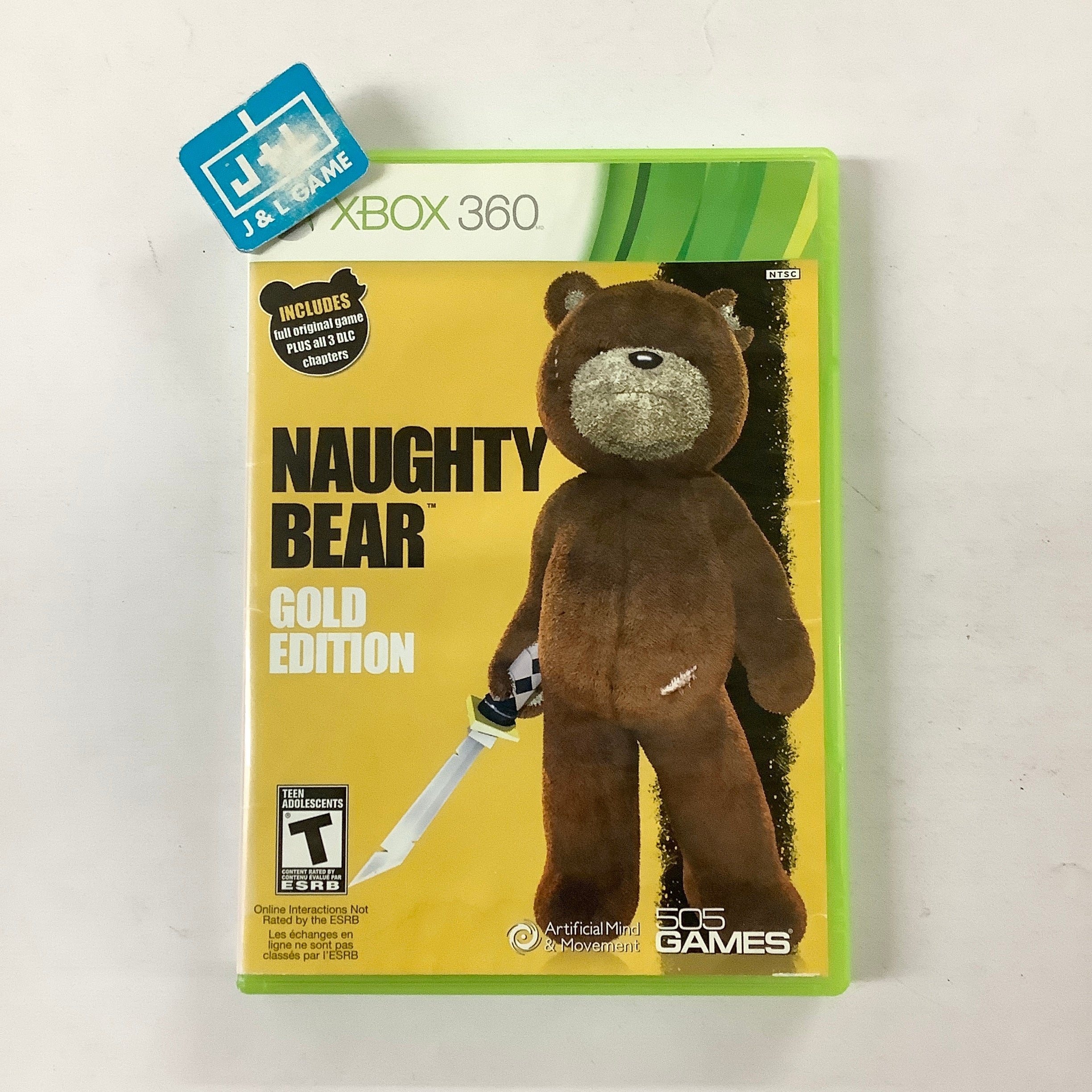 Naughty Bear (Gold Edition) - Xbox 360 [Pre-Owned] Video Games 505 Games   